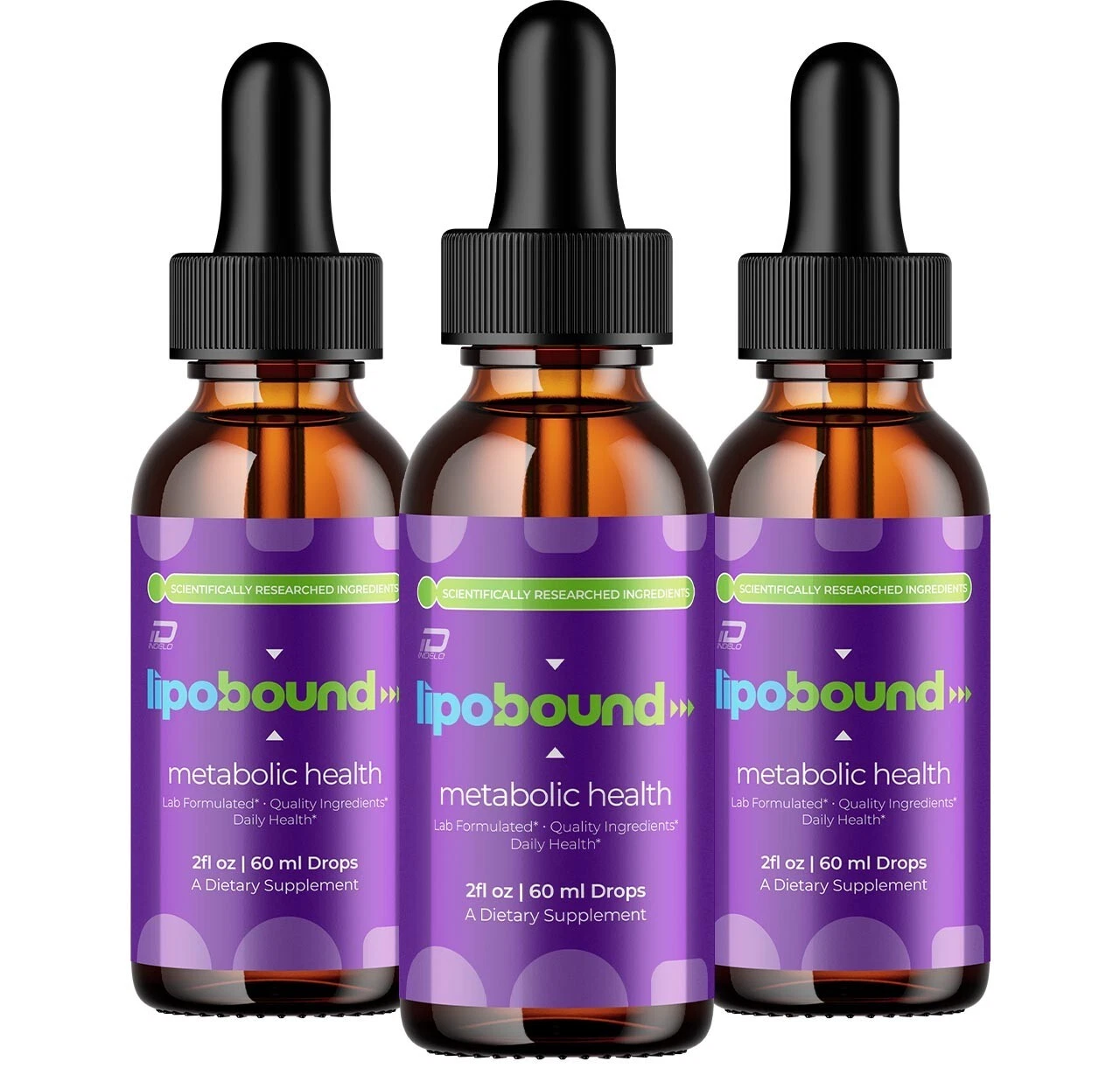 (3 Pack) Lipobound – Lipo Bound Extra Strength All Natural Healthy Organic