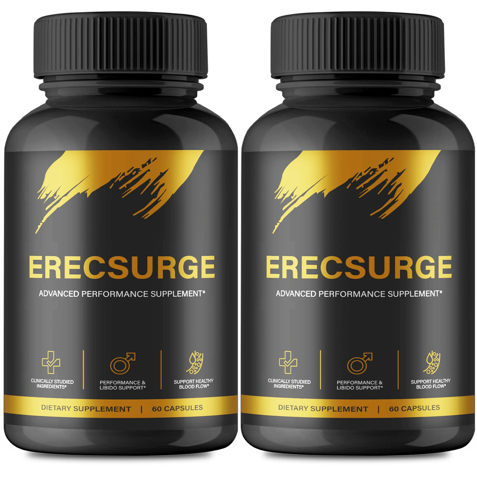 (2 Pack) Erecsurge Male Pills, Erec Surge Maximum Performance Supplement Capsule