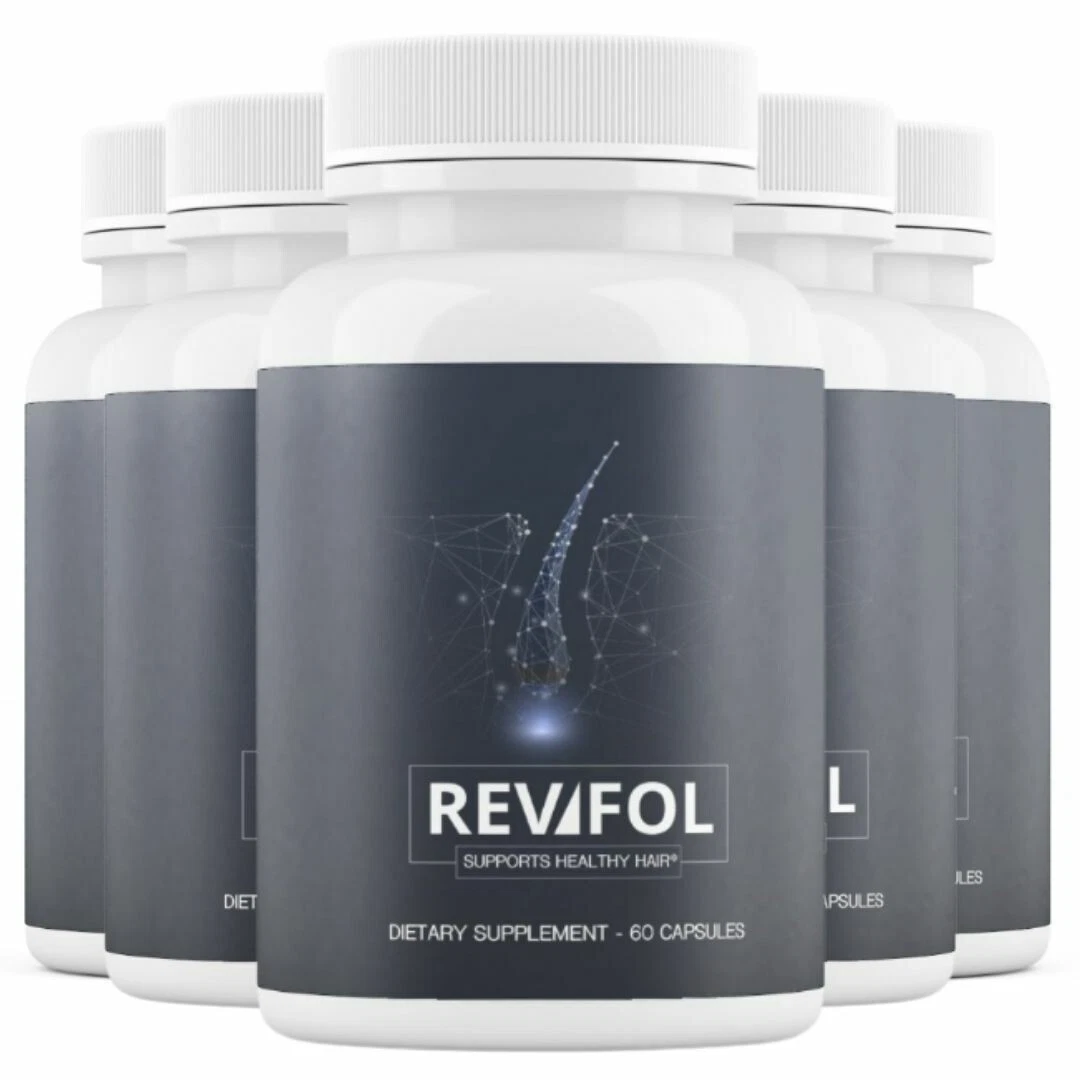 5 Bottles Revifol Hair Skin and Nails Supplement Hair Growth Vitamins (300 Caps)