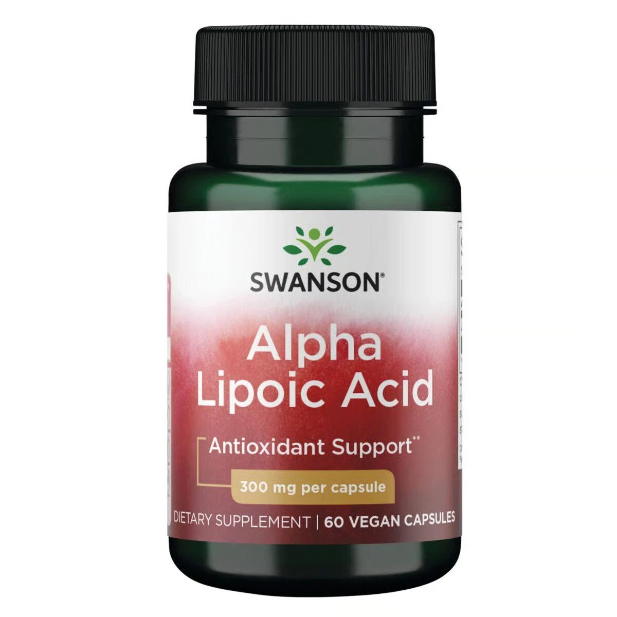 Swanson Alpha Lipoic Acid Capsules, 300 mg, 60 Count