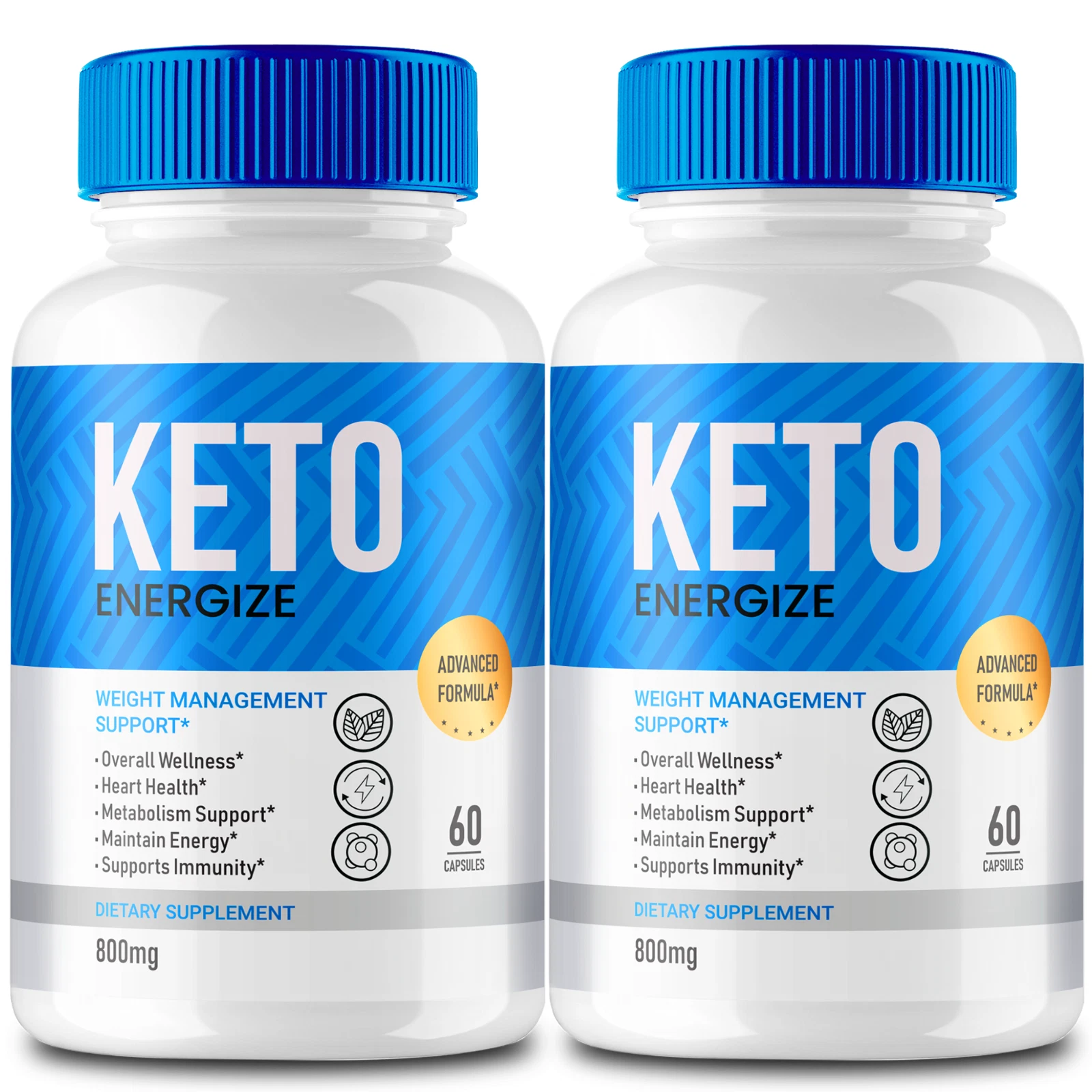 (2 Pack) Keto Energize Advanced Weight Loss Pills to Boost Metabolism and Energy