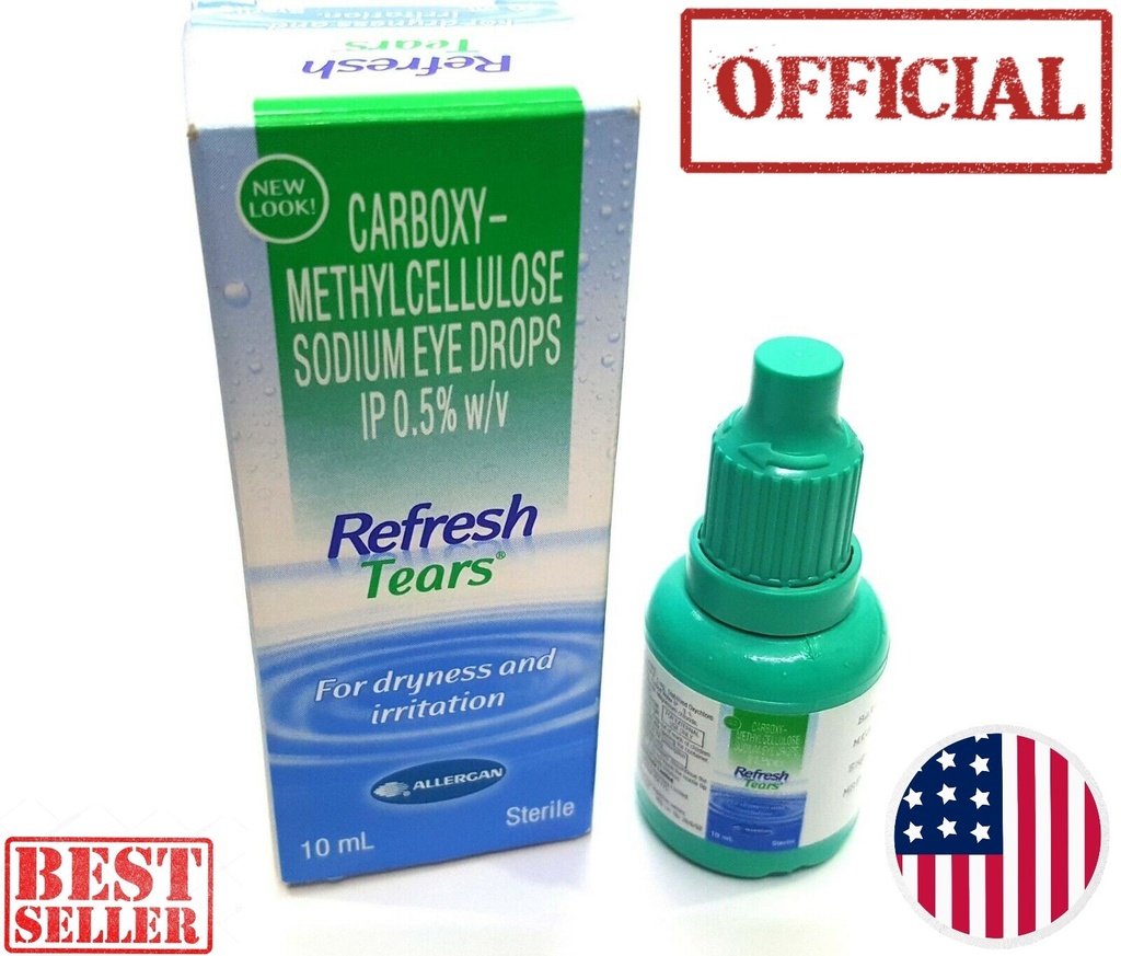 Refresh Tears OFFICIAL USA Fresh Lubricant Eye Drops Eyes VISION