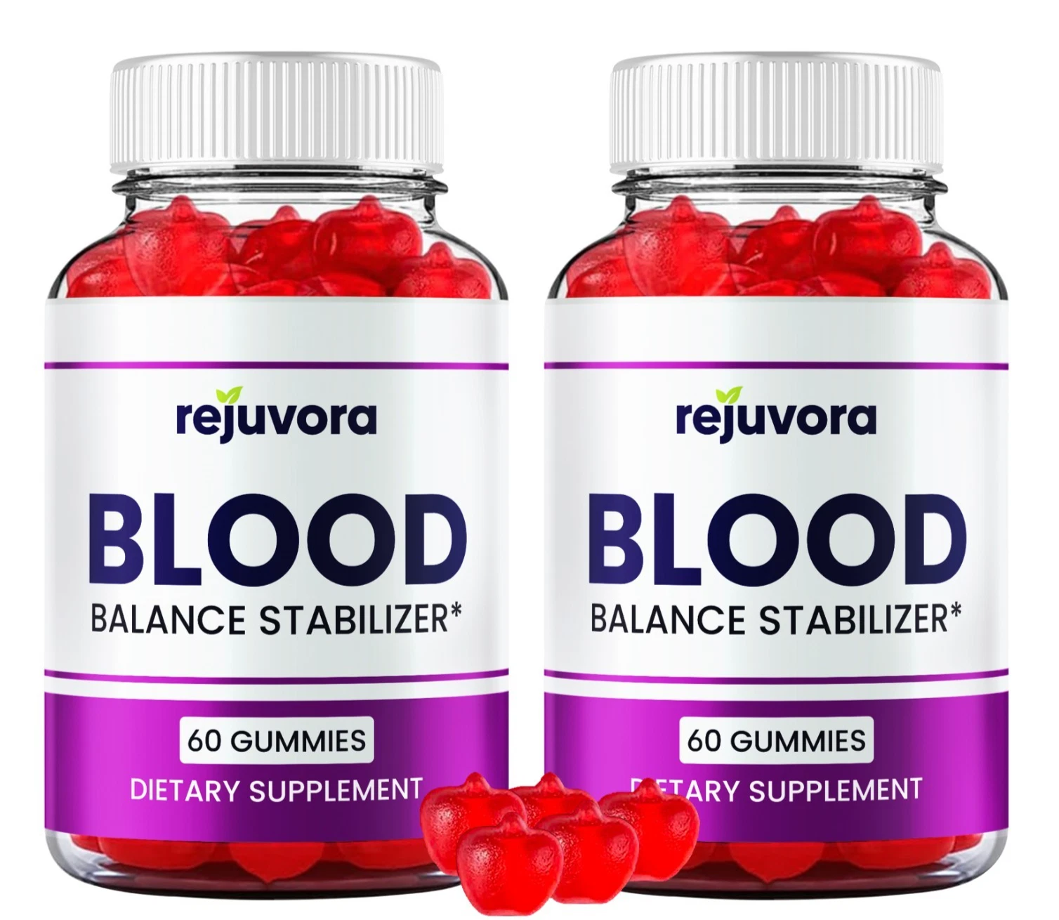 Rejuvora Blood Stabilizer - Advanced Formula Blood Support Gummies ( 2 Pack )