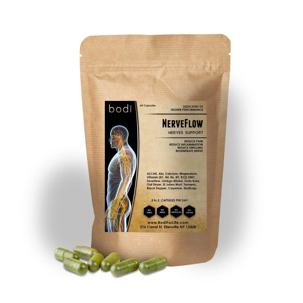 Nerve Flow Capsule 100% Pure Natural Hand Crafted