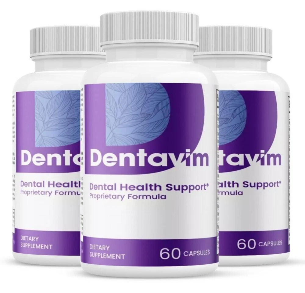 (3 Pack) Dentavim Advanced Dental Support Capsules for Healthy Teeth and Gums