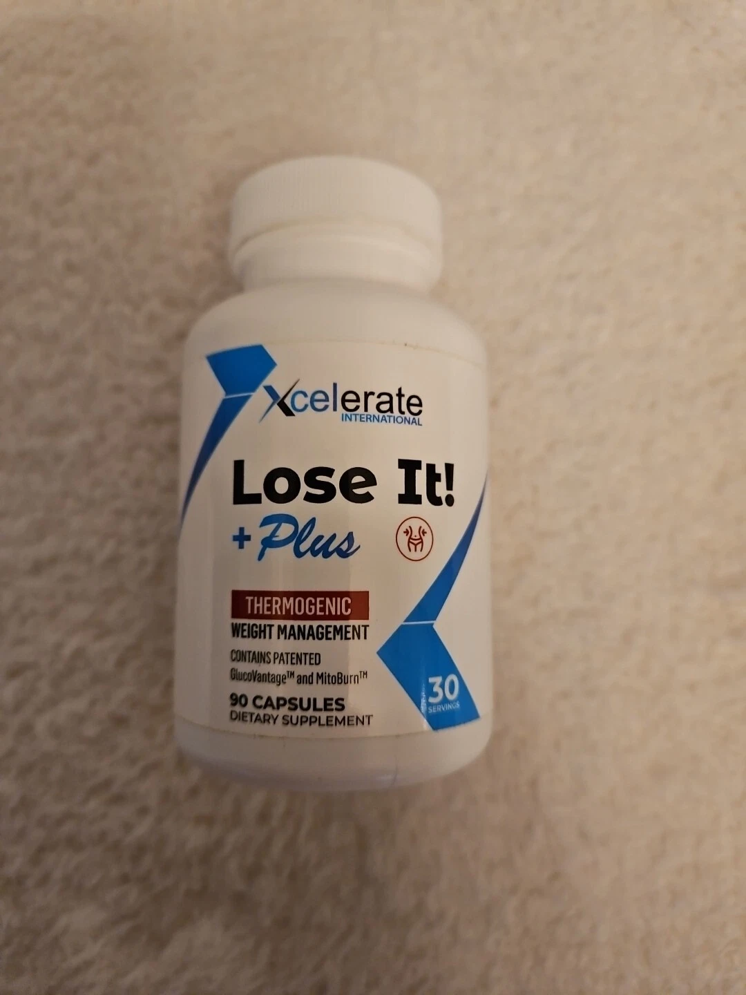 Xcelerate LOSE IT PLUS For Advanced Weight Management 60 Pills = 30 Day Supply