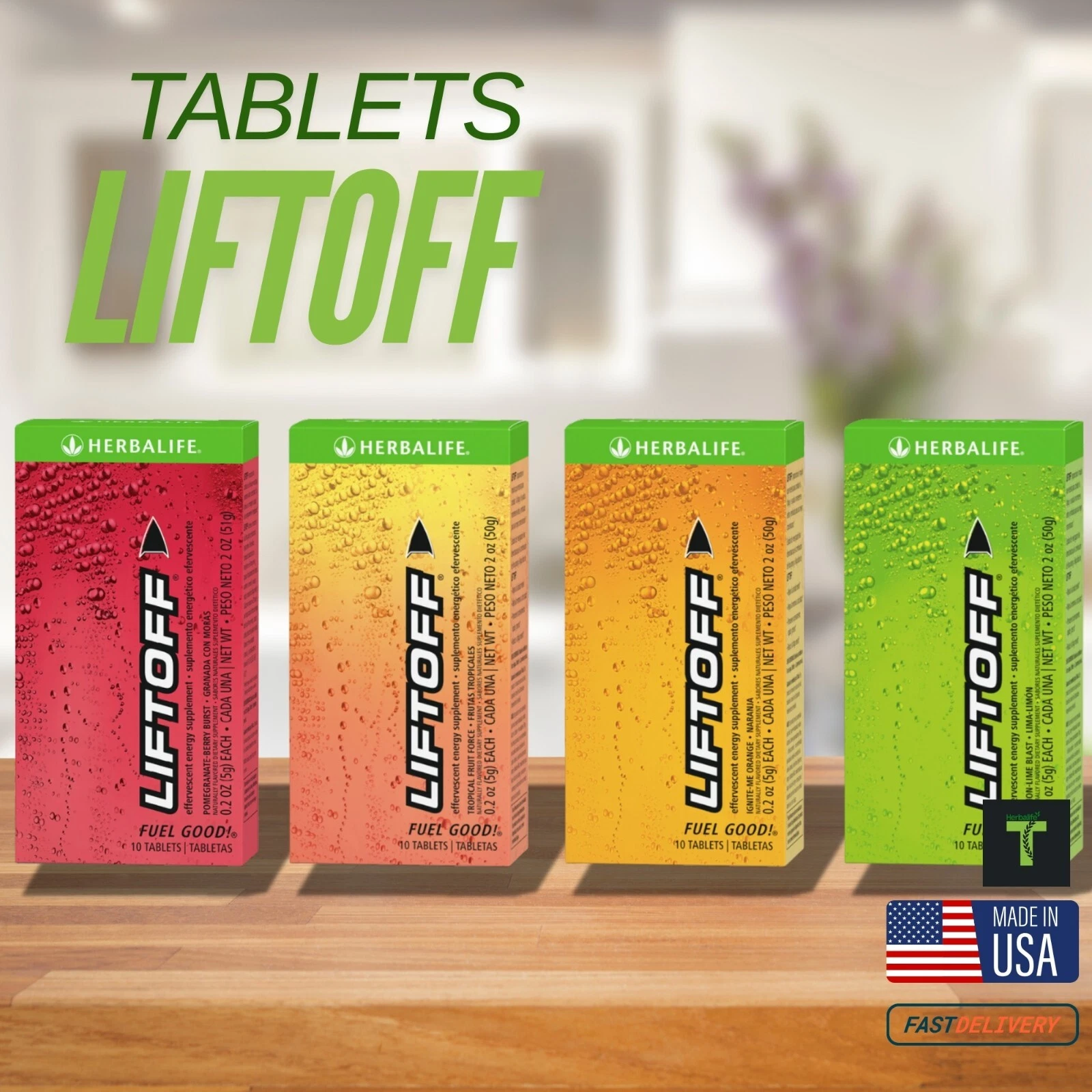 Herbal Liftoff All Flavors - Tablets (From USA - Exp 2026-27)