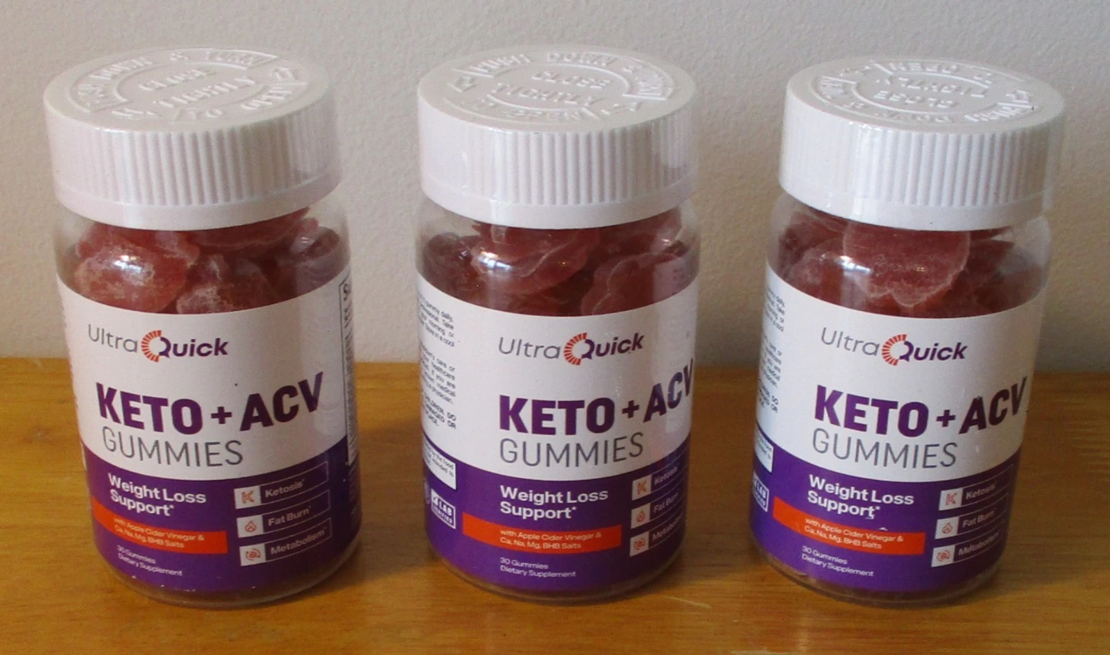 Ultra Quick Keto Gummies - Boost Energy, Vitality, and Daily Support - 4 bottles