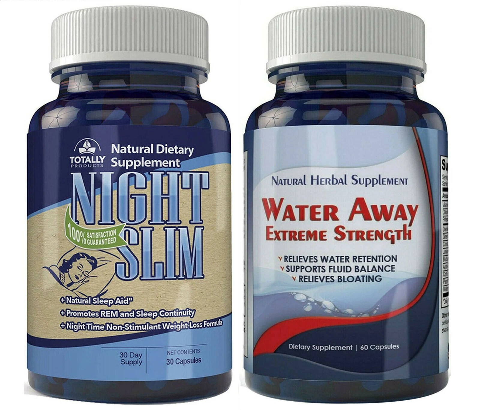 Night Slim Body Burner Pills Diuretic Water Away Weight Loss Fat Burn Pills 2 PK