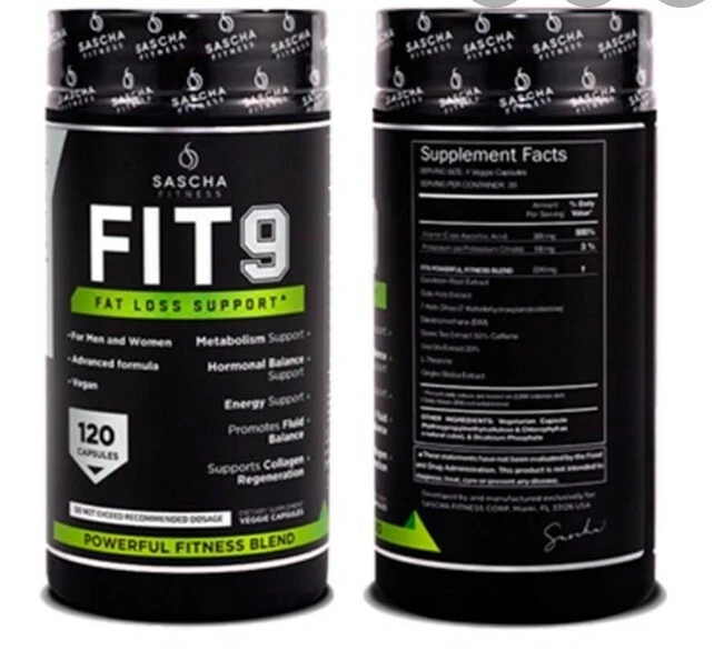 Fit 9 by Sascha Fitness fat loss support ORIGINAL FIT 9 FAT LOSS SUPPORT
