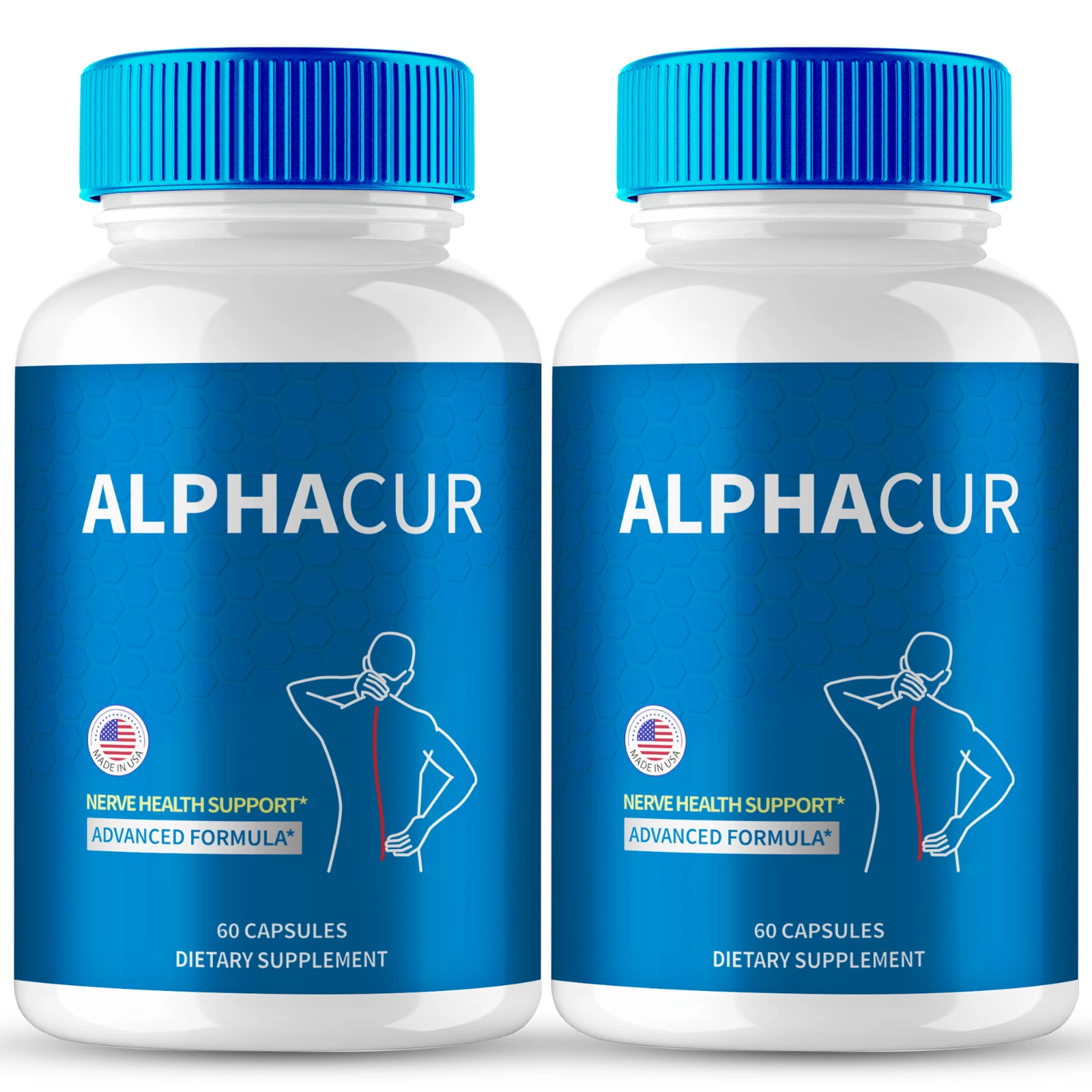 (2 Pack) Alpha Cur Blood Formula Capsules, Healthy Circulation & Stable Levels