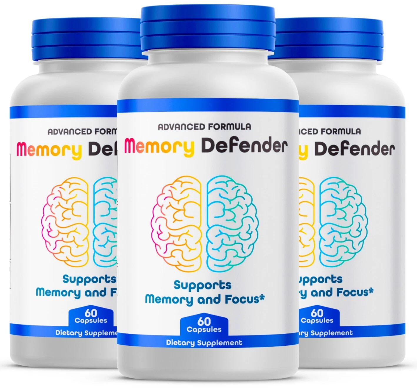 Memory Defender Advanced Brain & Cognitive Health Support (3 pack, 180Capsules)