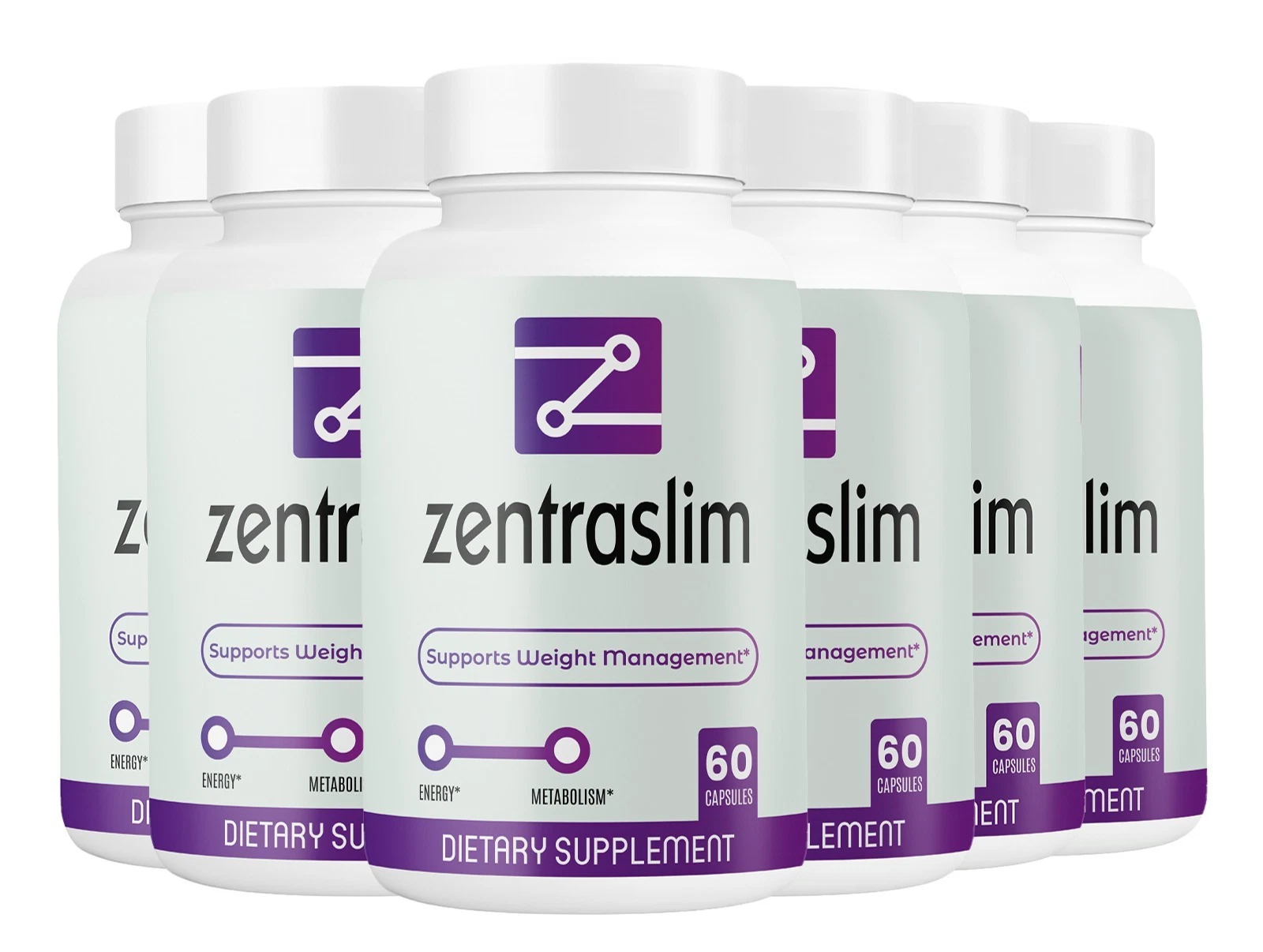 (6 Pack) Zentraslim Capsules for Weight loss, Advanced Fat-Burning Formula