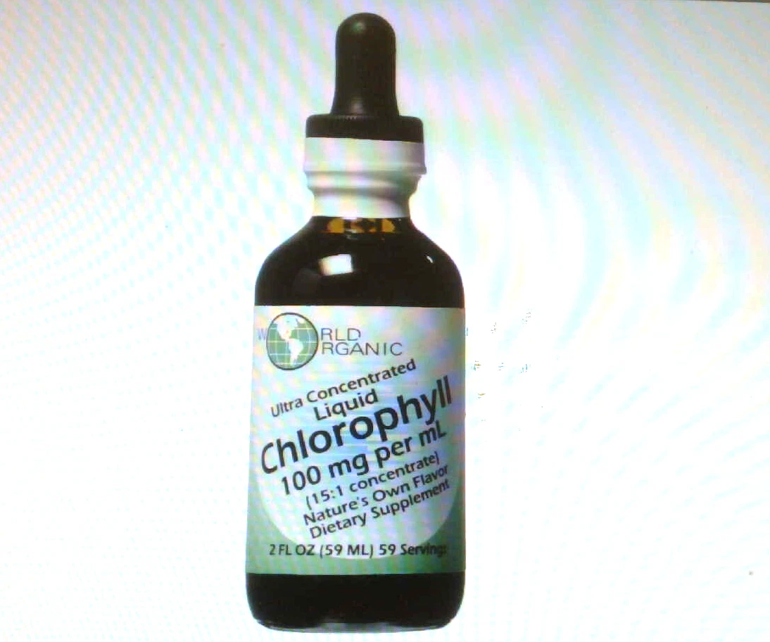 World Organic Ultra Concentrated Liquid Chlorophyll 100 Mg - 2 Fl Oz (59 ML)