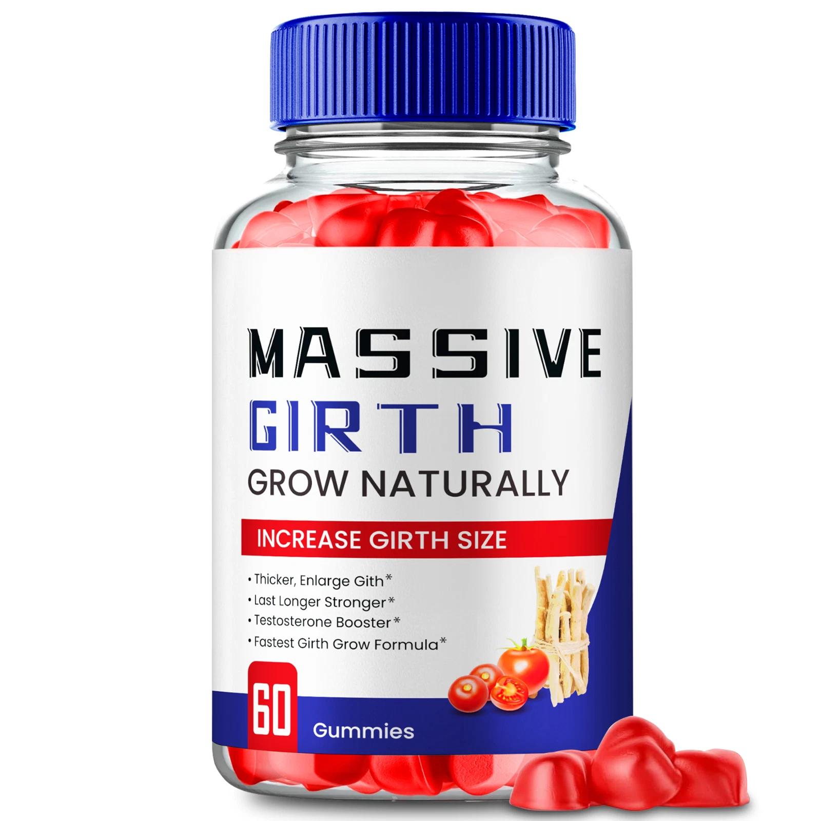 Massive Girth Keto ACV Gummies for Advanced Weight Loss and Energy 60ct