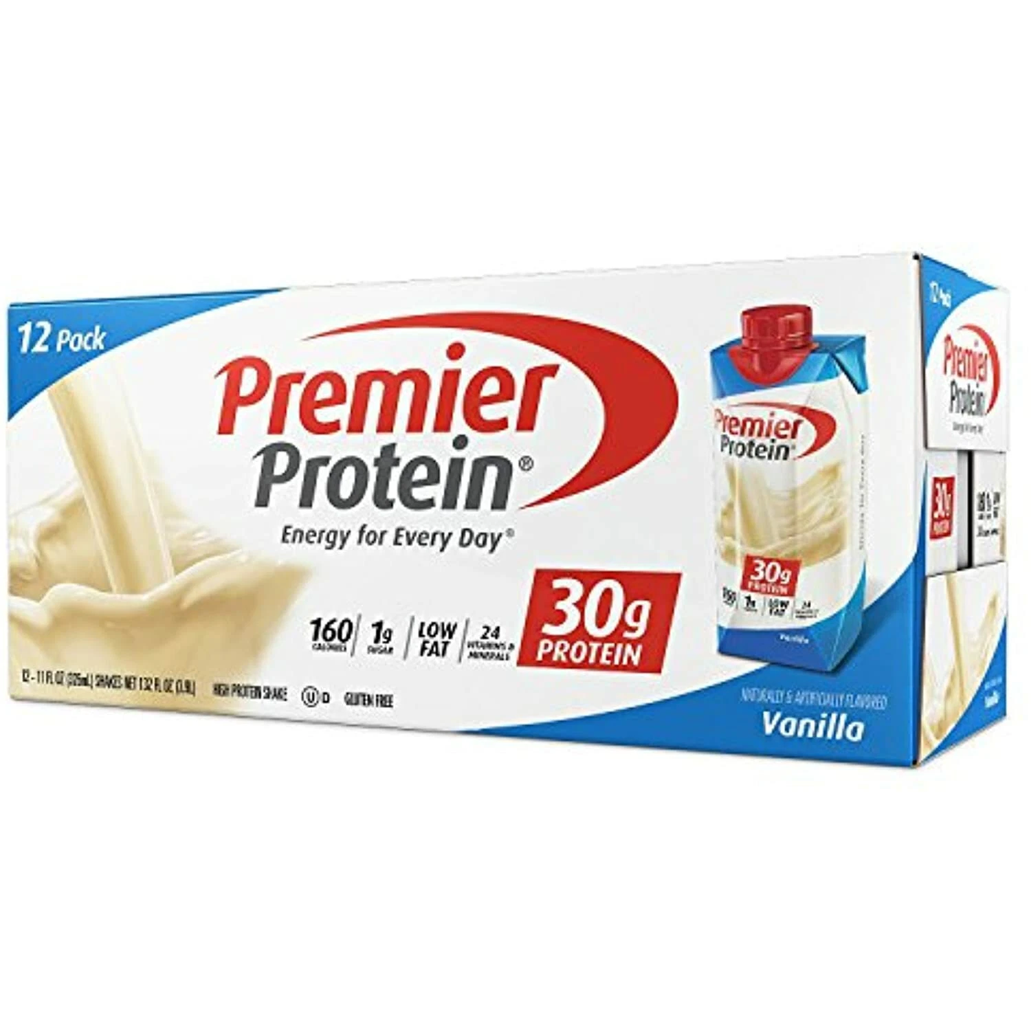 Premier Protein Hormone Free Shakes 11 oz, 18-pack-Vanilla