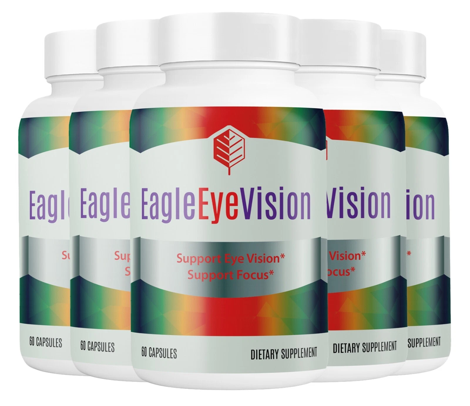 (5 Pack) Eagle Eye Vision Capsules, Premium Vision Support Formula