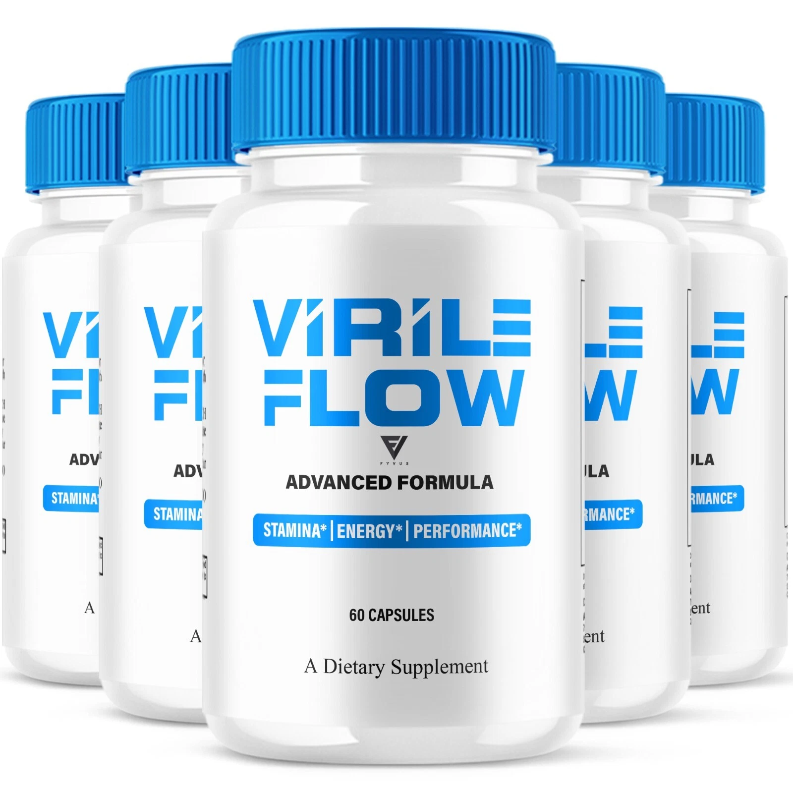 (5 Pack) Virile Flow Supplement VirileFlow Max Performance Pills (300 Capsules)