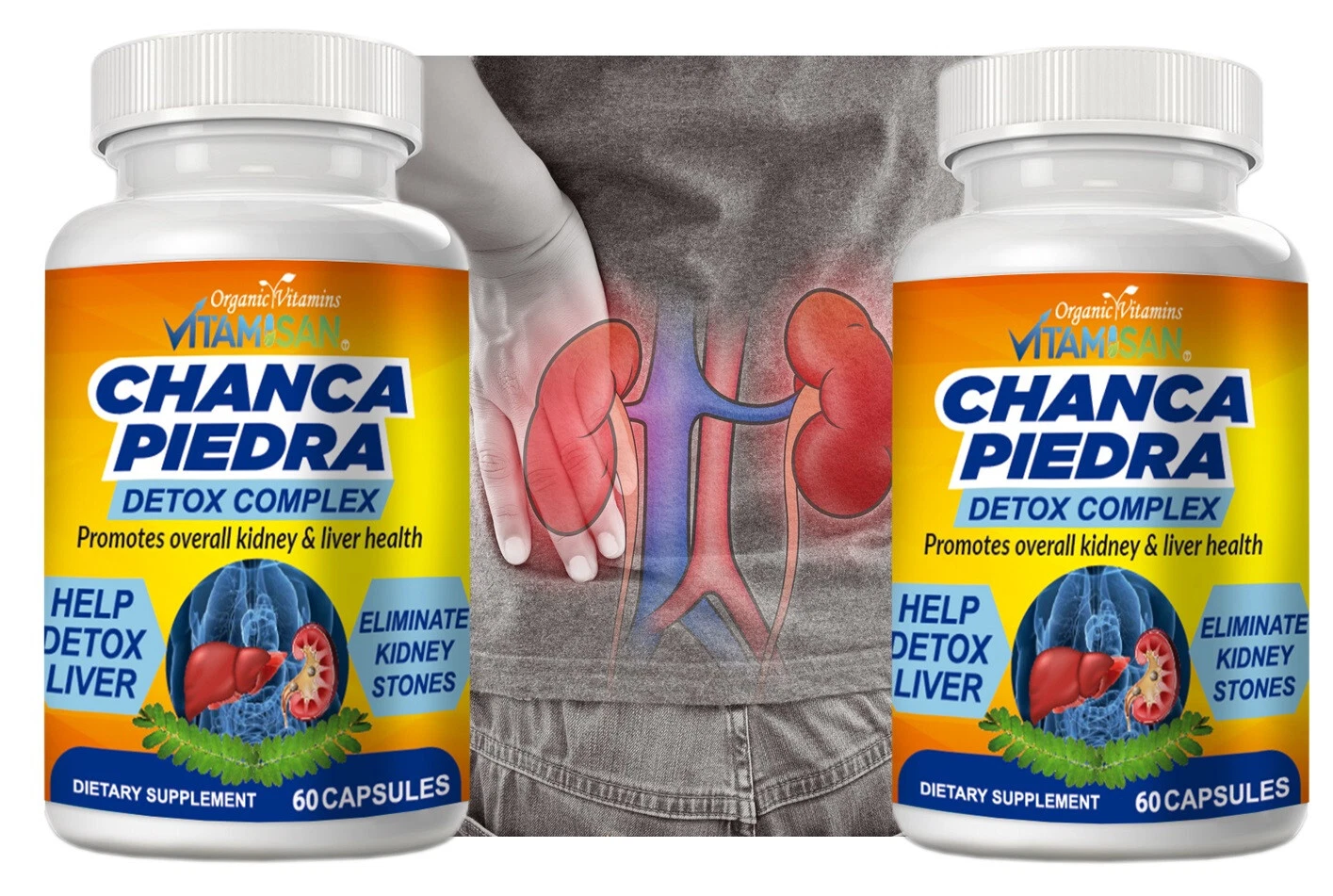 Chanca Piedra chancapiedra 1000mg 120 tab/cap Peruvian material Stone Breaker 2