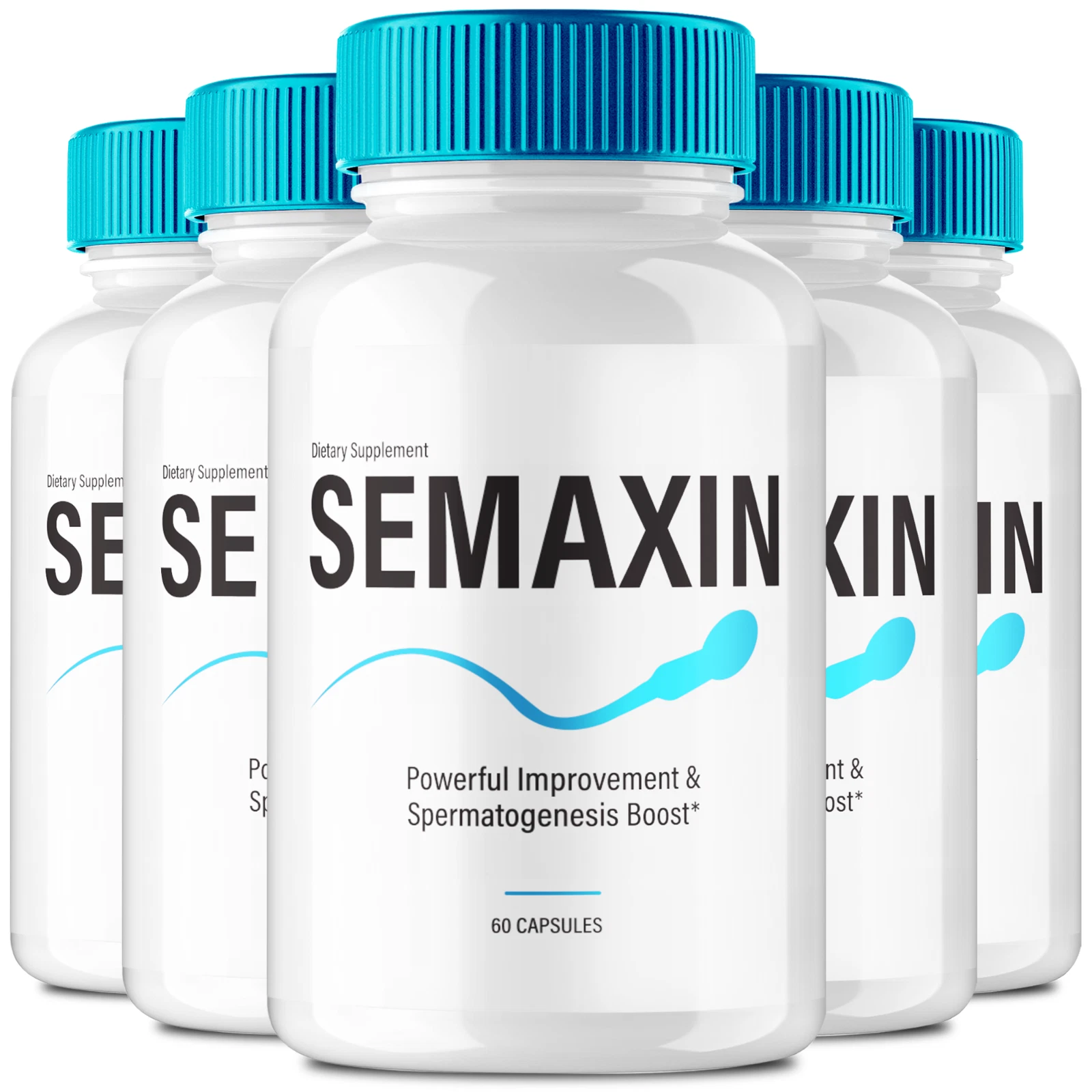(5 Pack) Semaxin Men Capsules to Support Maximum Strength Male Performance Pills