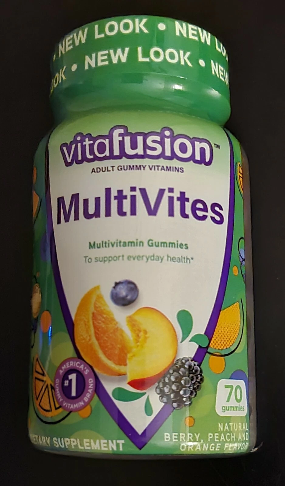 Vitafusion MultiVites gumi vitamin 70-CT természetes íz aznapi ingyenes szállítás