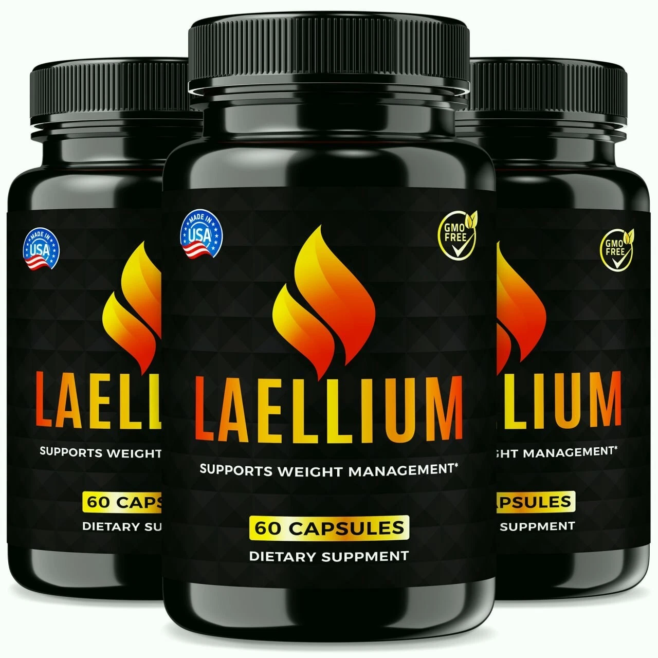 (3 Pack) Laellium for Weight loss , Advanced Fat Burning and Energy Capsules