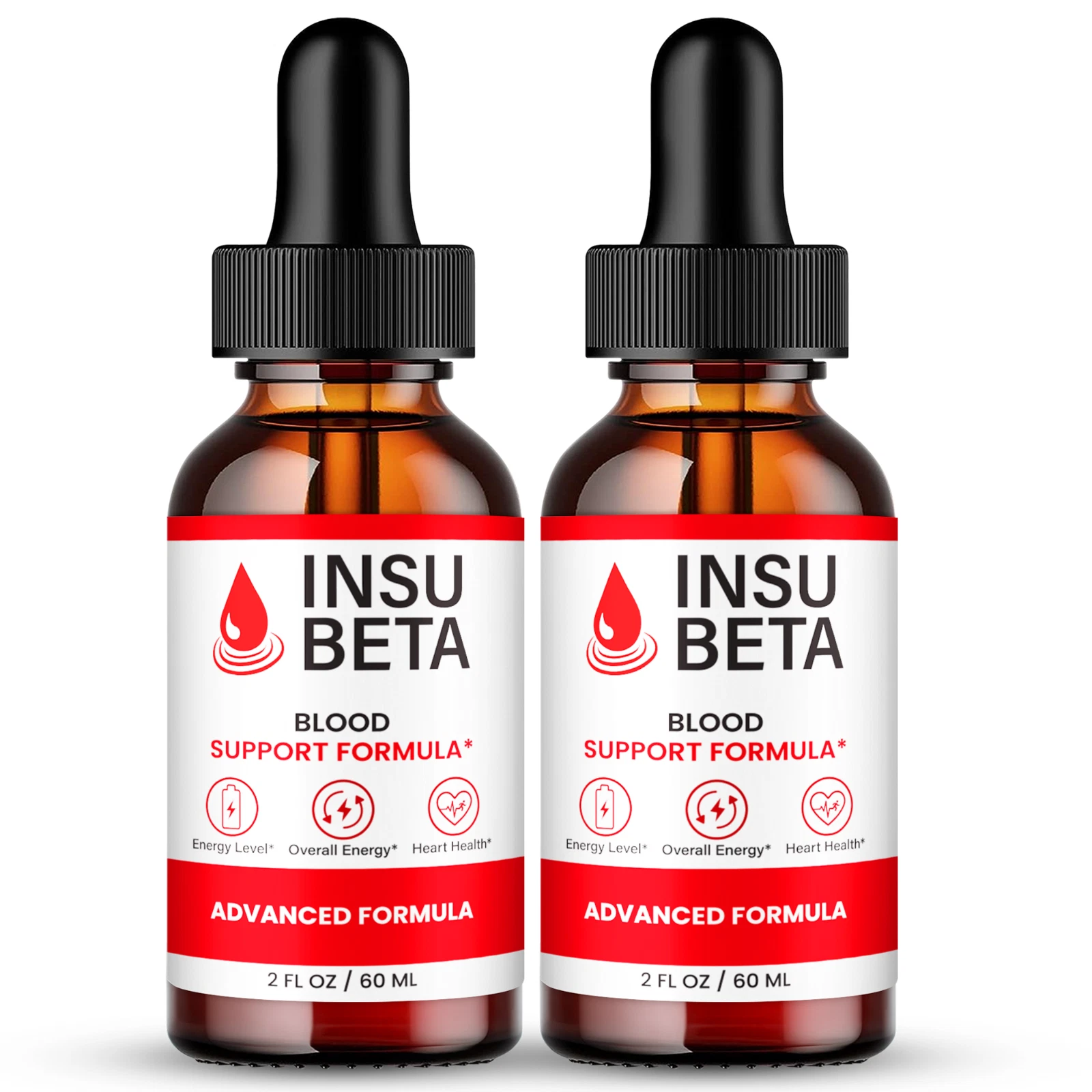 (2 Pack) InsuBeta Drops to Support Stable Blood Pressure and Sugar Levels