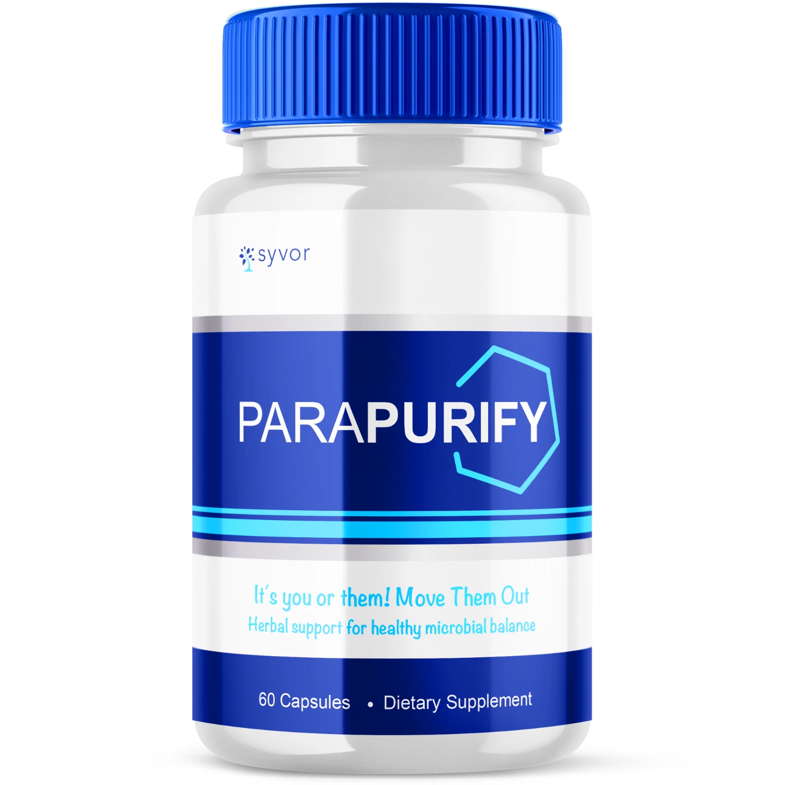 Parapurify Natural Cleanse Advanced Gut Support Vitamin Supplement 60 Capsules