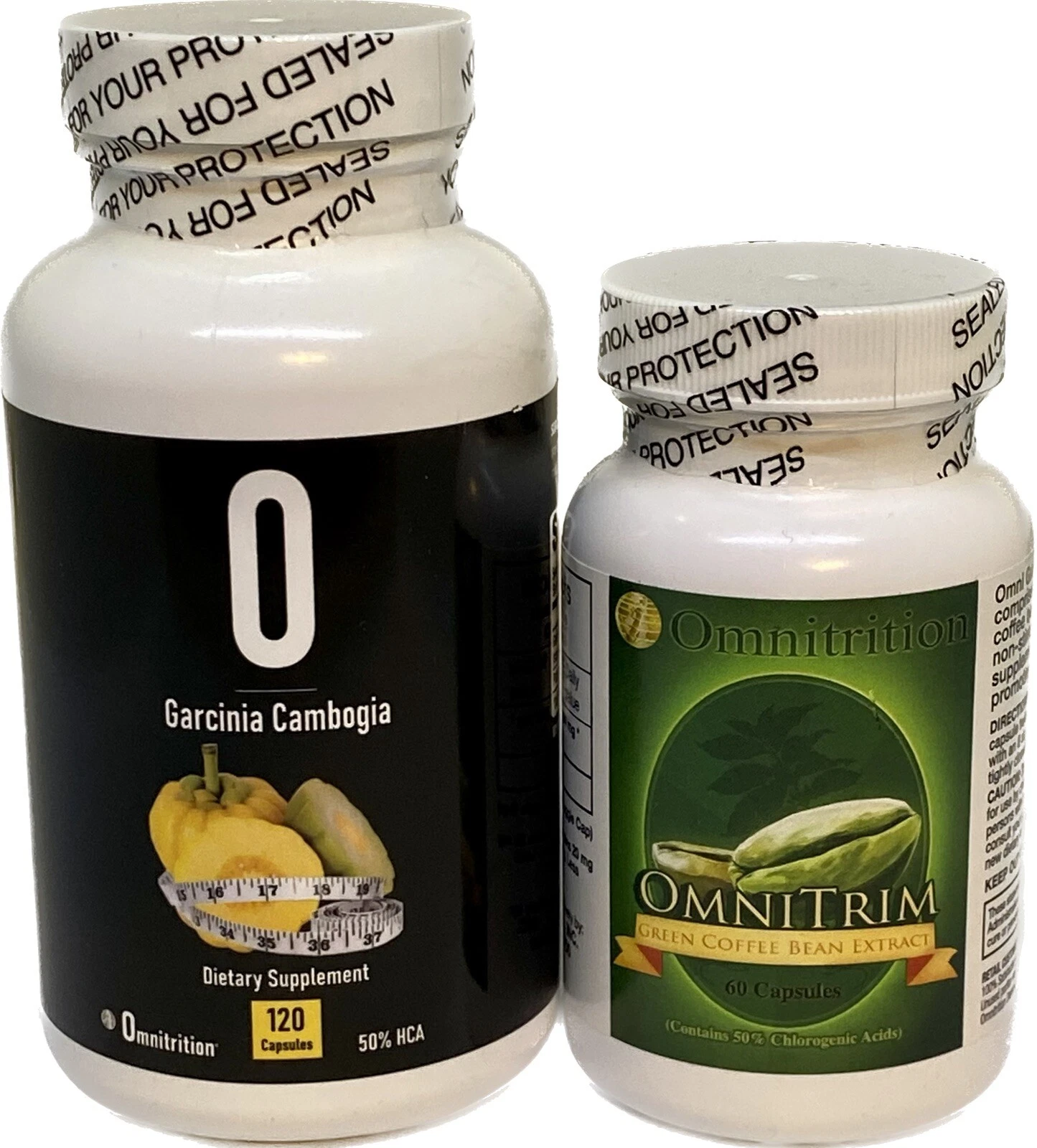 Omnitrition Garcinia Cambogia & Green Coffee Bean Extract Combo, Free Shipping