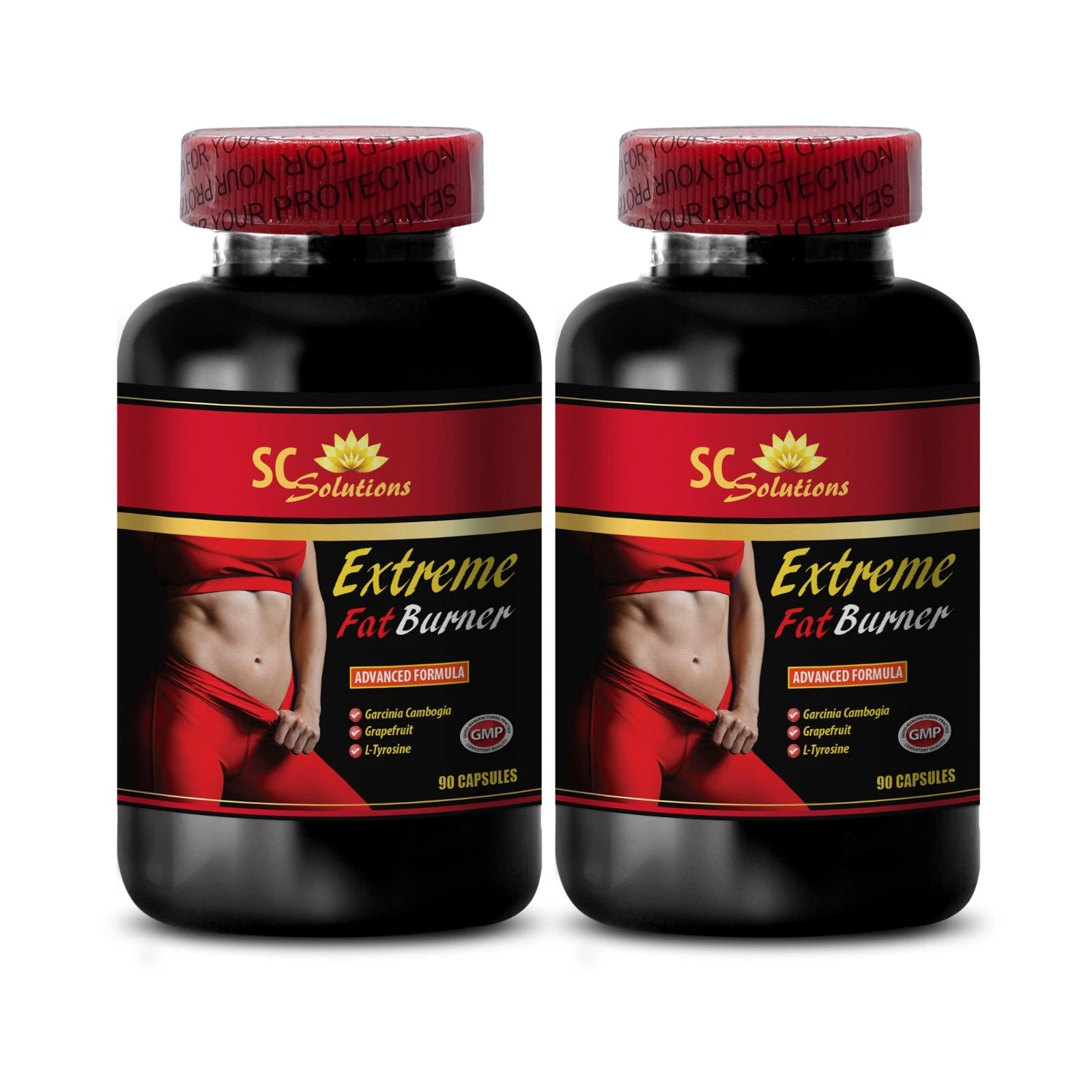 Fat reduction - EXTREME FAT BURNER - High-energy formula 2 Bottles 120 Capsules
