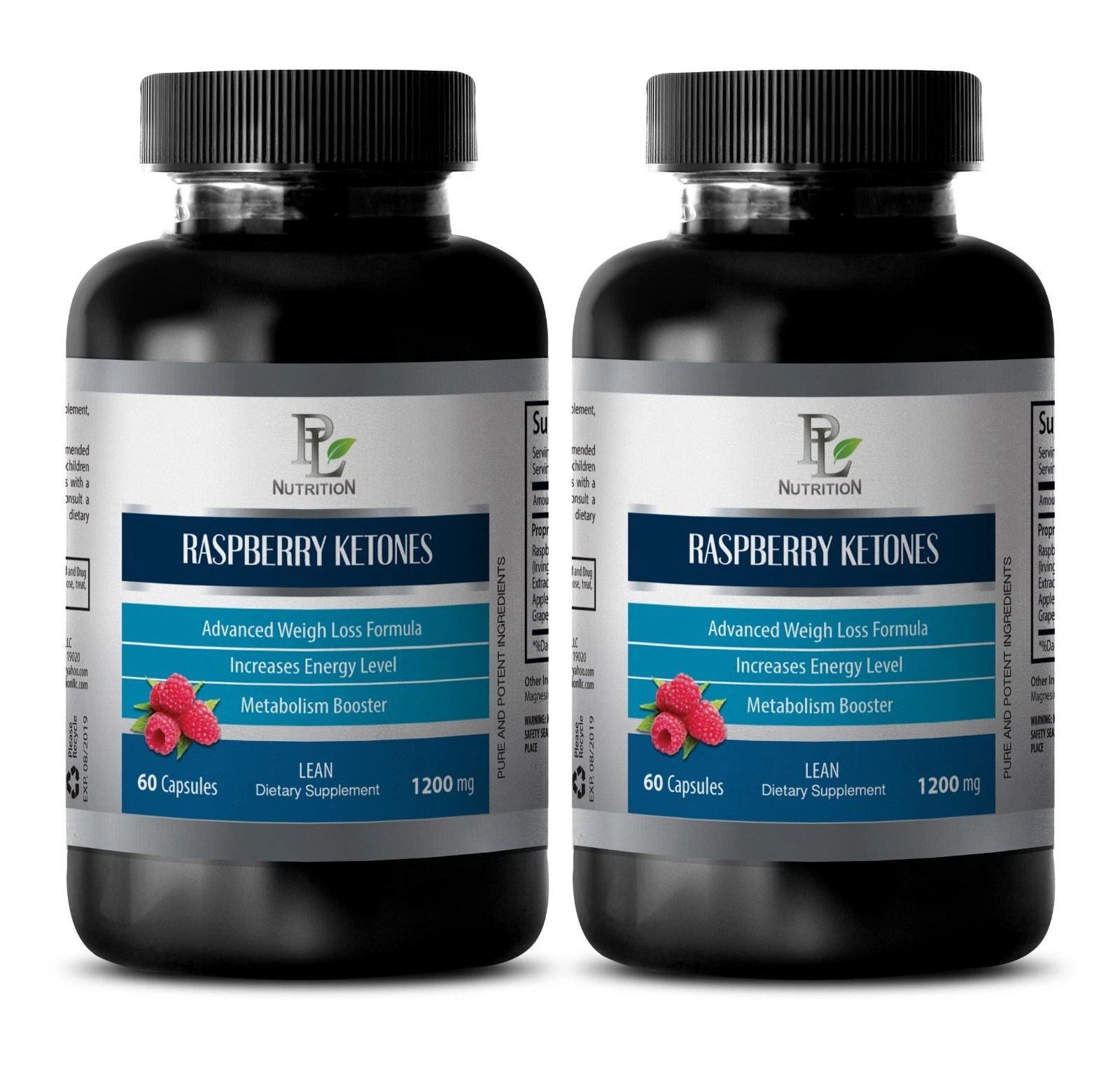 weight loss energy - RASPBERRY KETONES - raspberry ketone extract - 2 Bottles