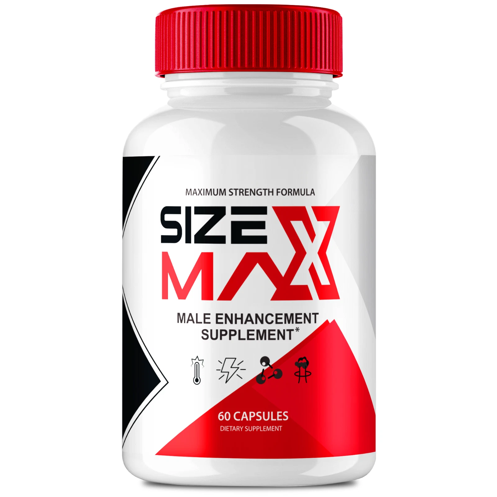Size Max Capsules Men Dietary Supplement Maximum Strength (60 Capsules)