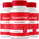 (3 Pack) Glucovix Pills Blood Sugar Support, Gluco Vix Glucose Balance Capsules