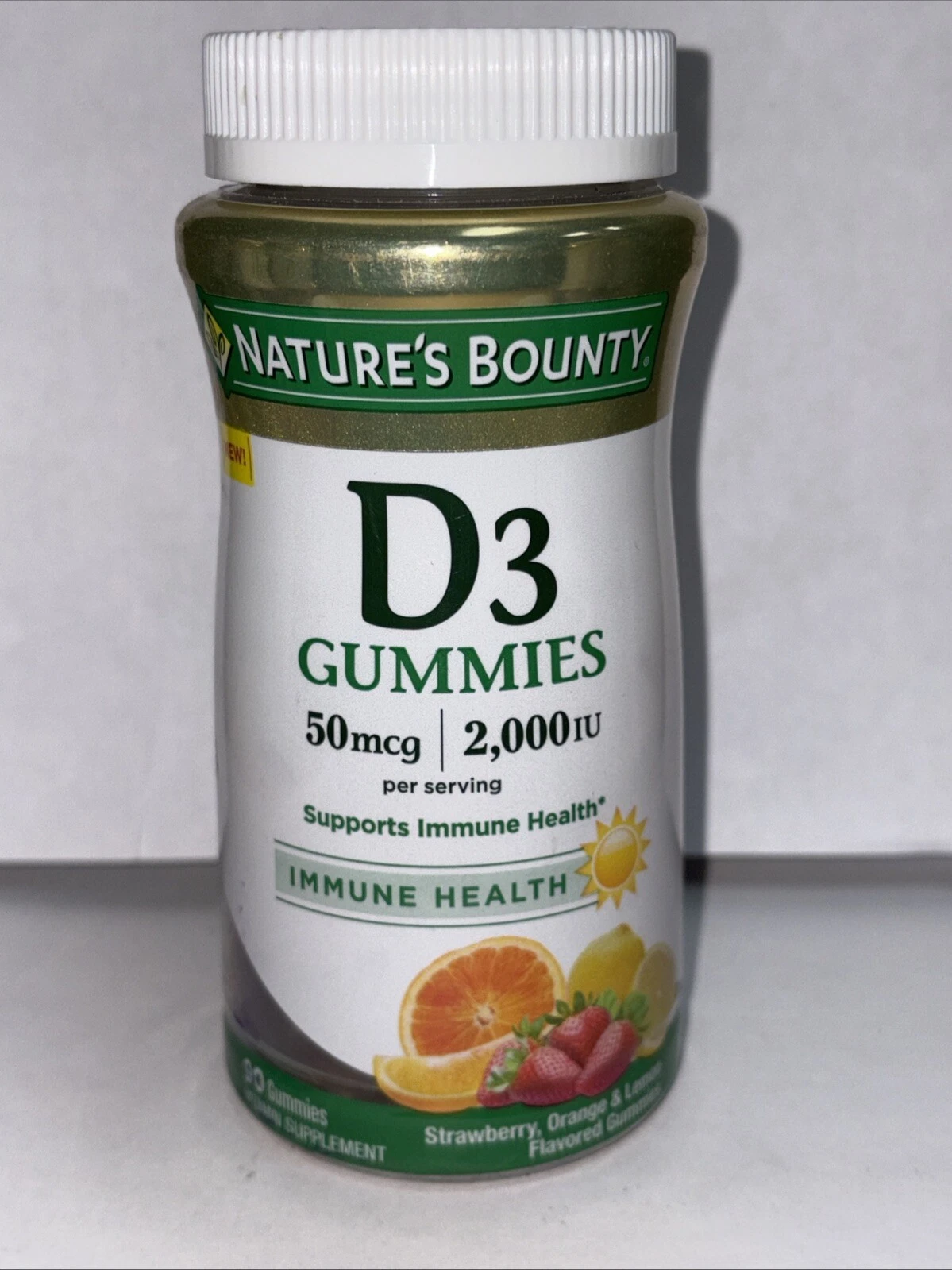 Nature’s Bounty D3 Gummies 50 Mcg - 90 Count