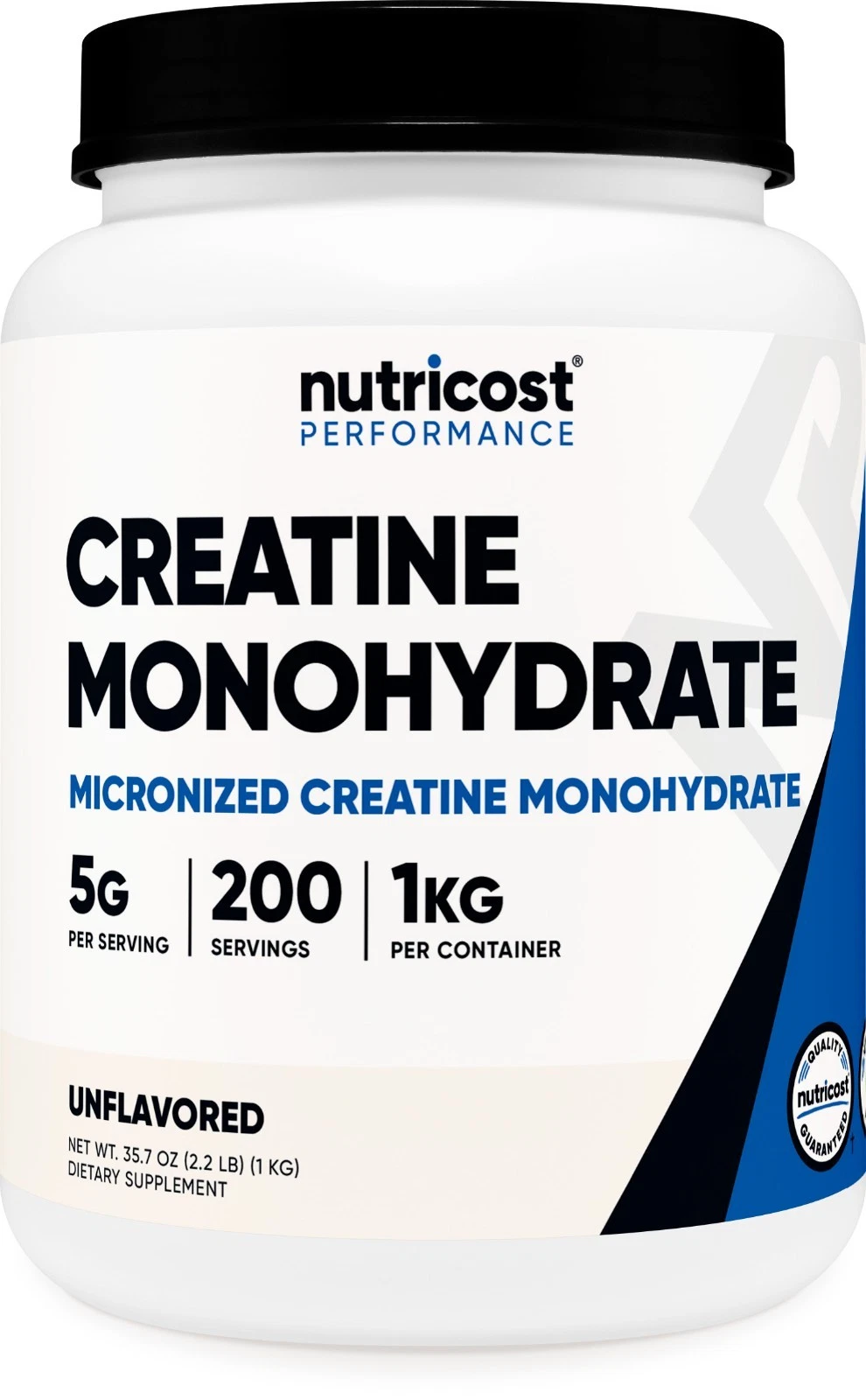 Nutricost Creatine Monohydrate Powder 1KG - Pure Powder, Gluten Free, Non-GMO