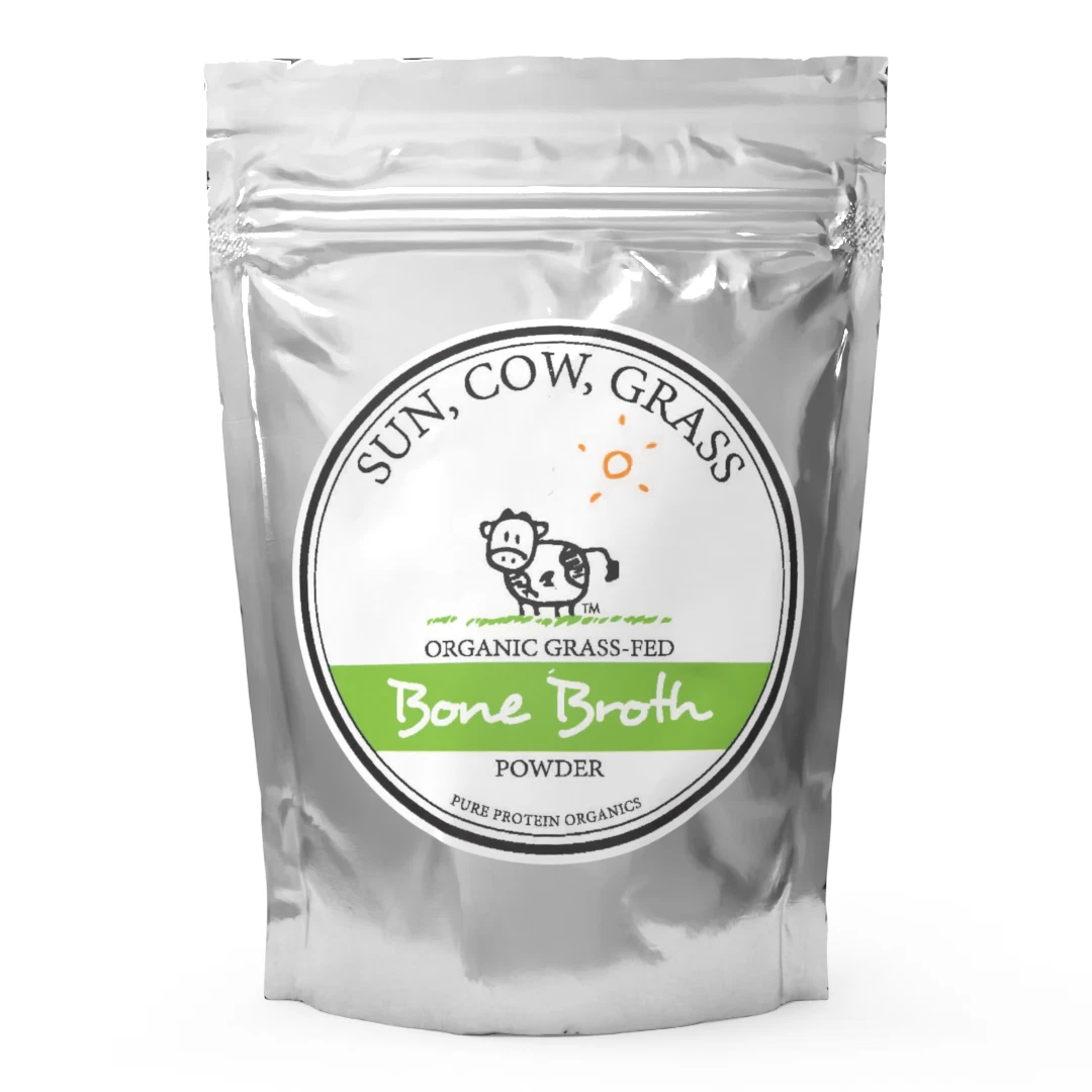 Bone Broth Powder - Pure Protein Organics - Grass-fed