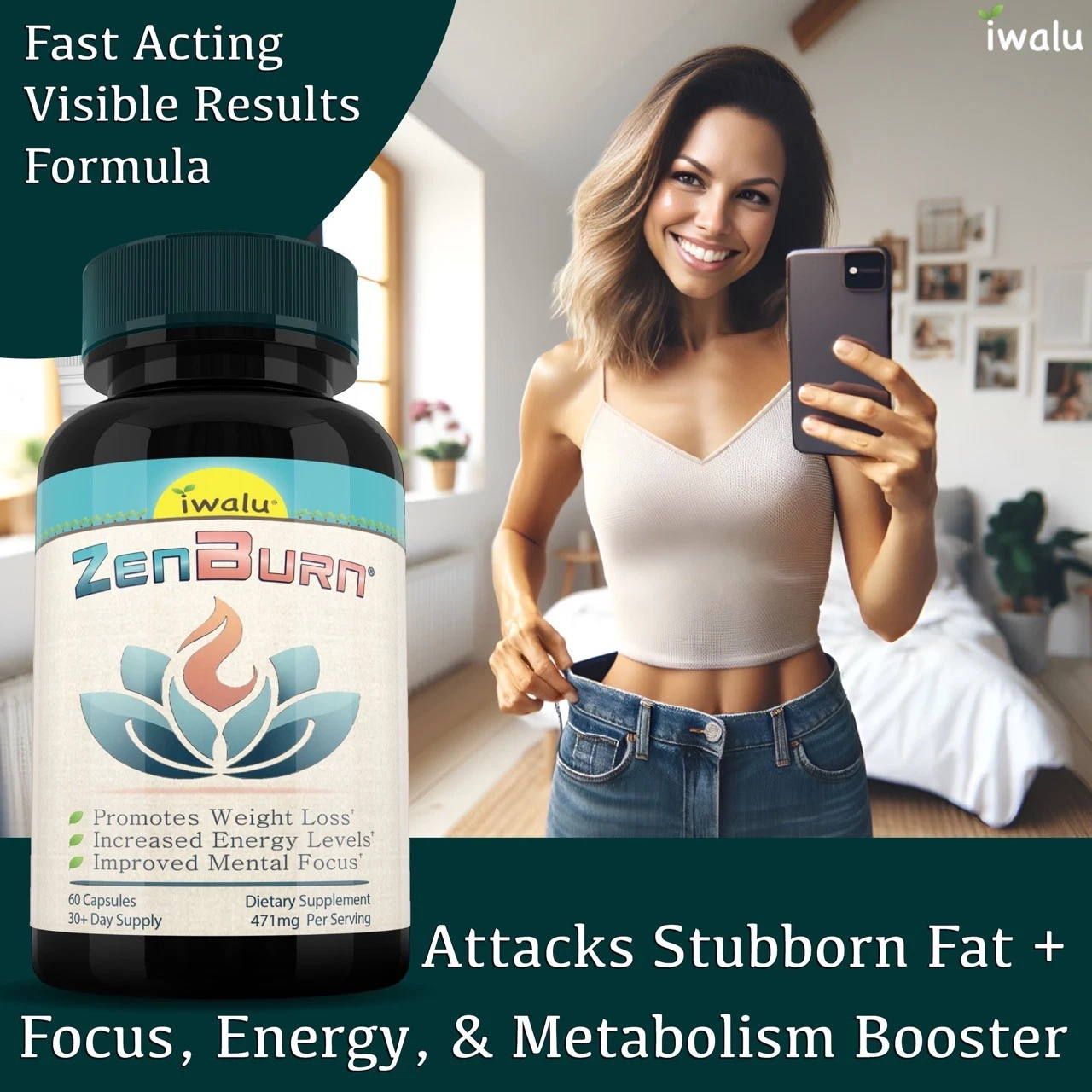 ZEN BURN | Best Supplements for Weight Loss - Women | FAST FREE SHIP Same Day