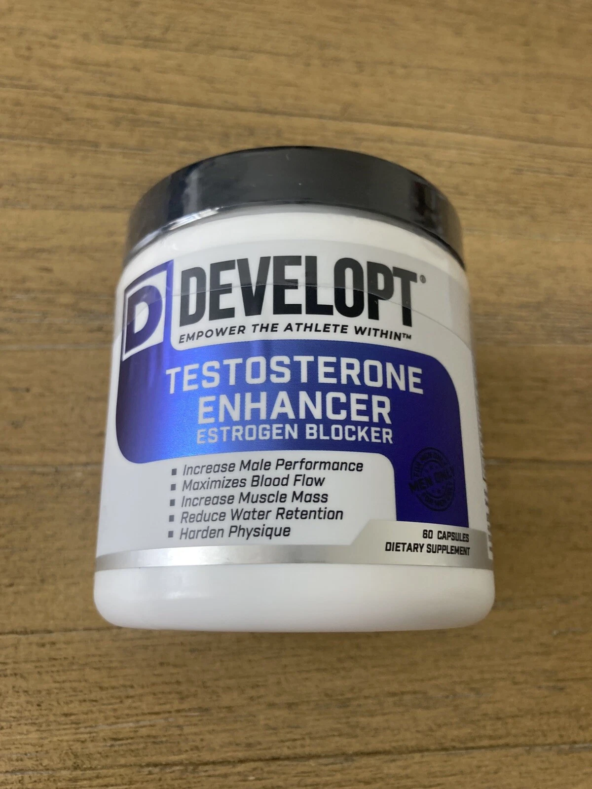 Testosterone Booster Muscle Enhancer Estrogen Blocker DEVELOPT Exp: 04-2026