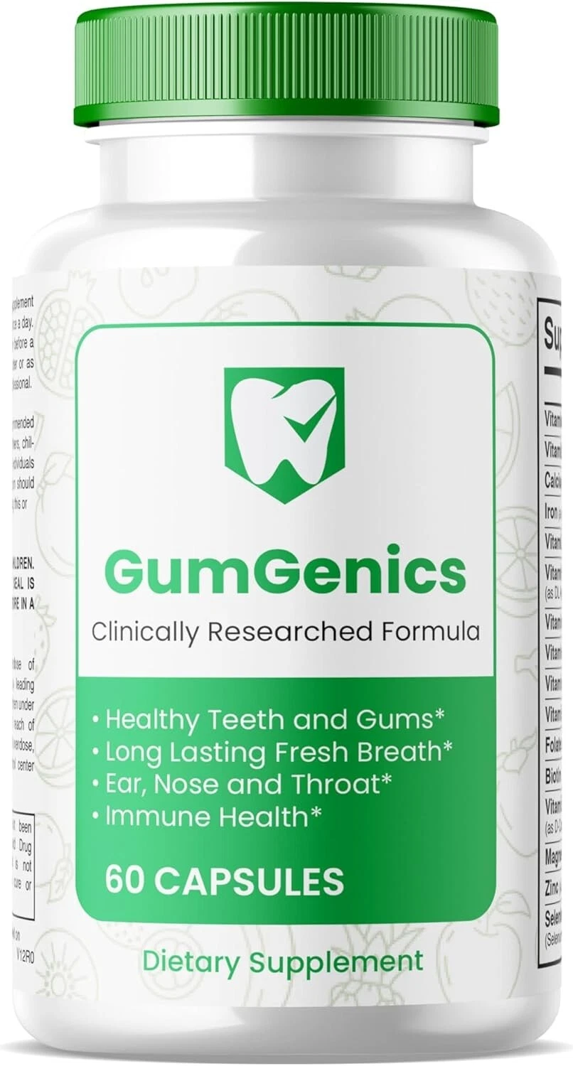 GumGenics Immune Health Clinically Researched Formula Supplements (60 Capsules)