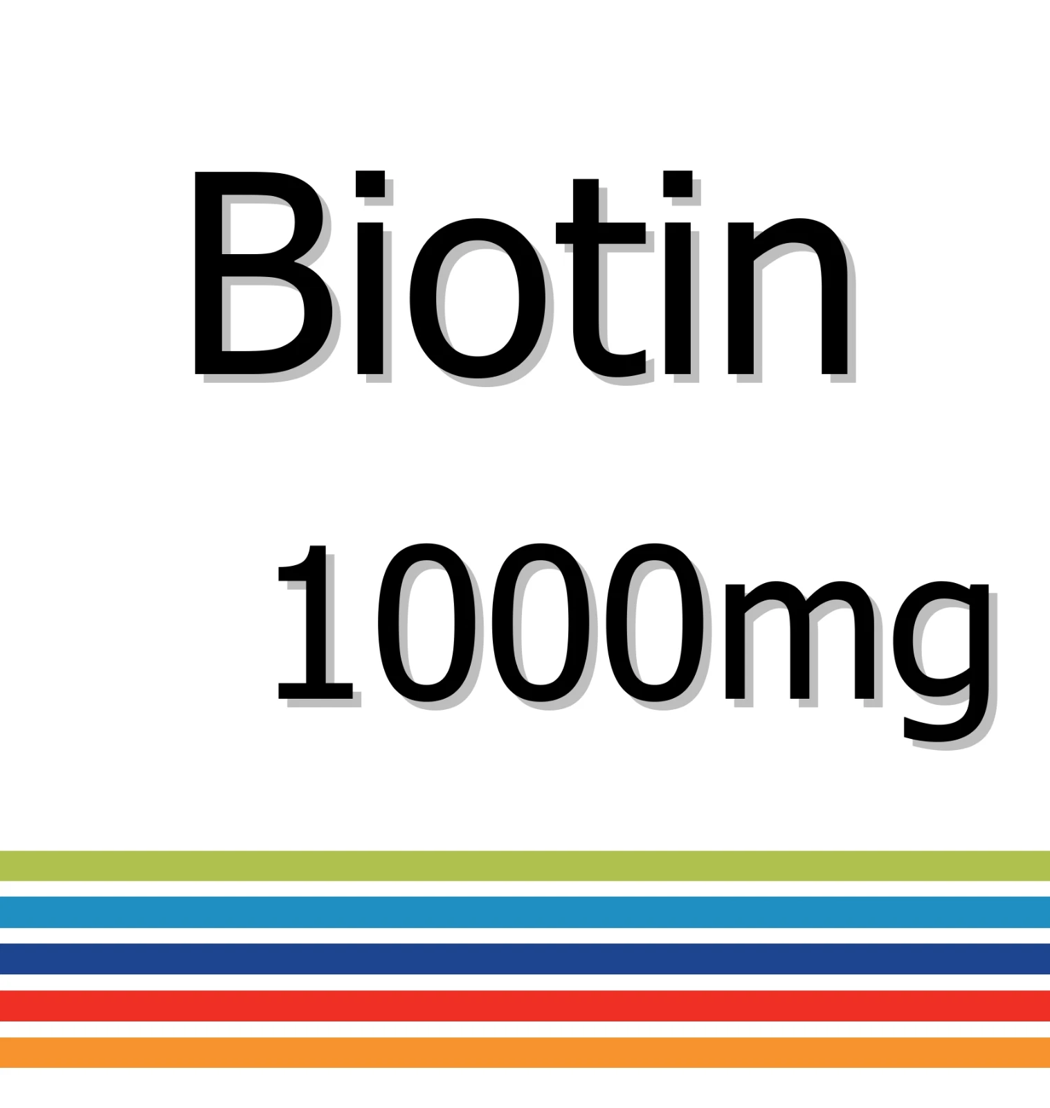 Biotin 1000mg x 60 Tablets - Skin Health