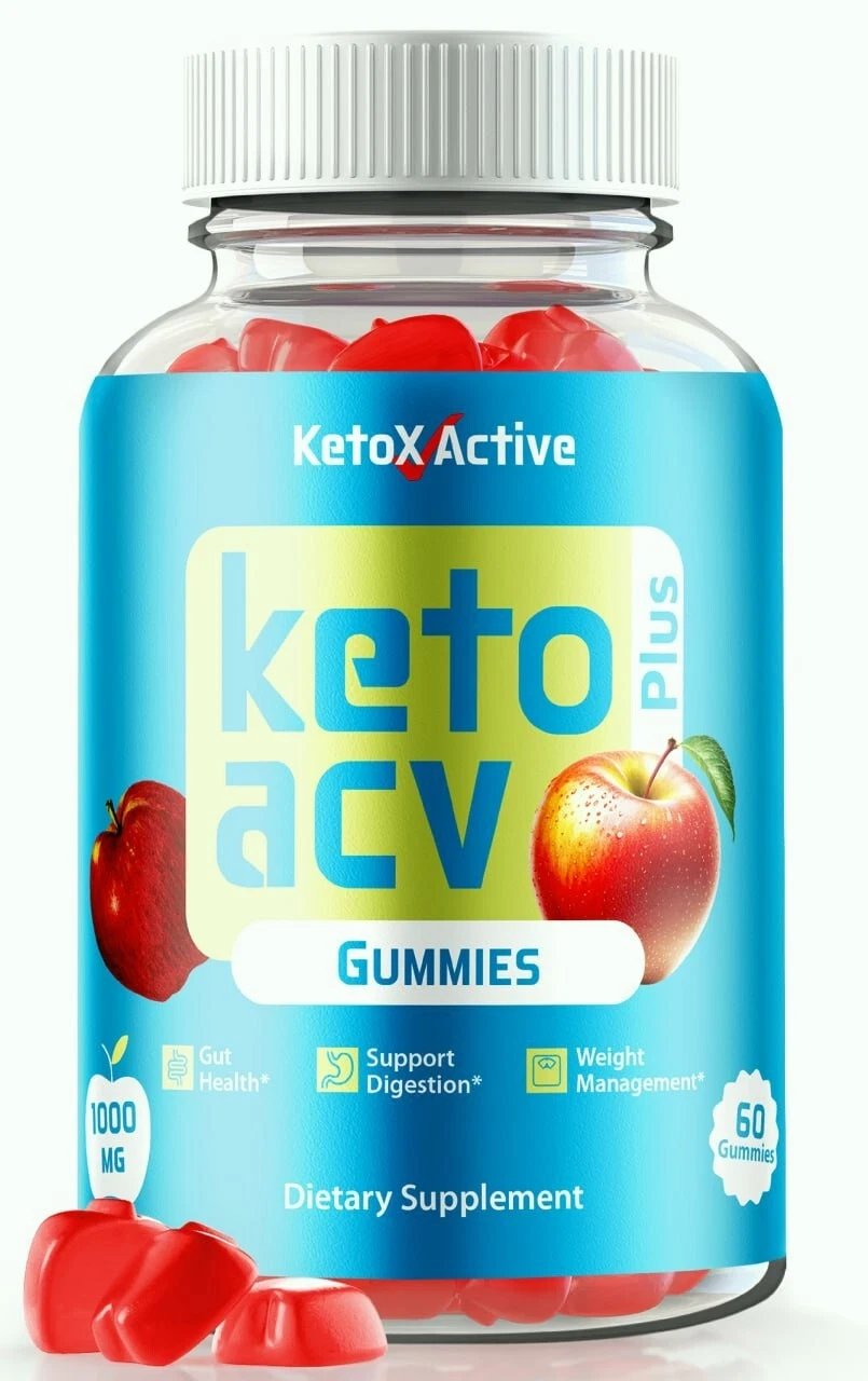 Keto X Active Keto ACV Gummies for Advanced Weight loss and Energy Levels 60ct