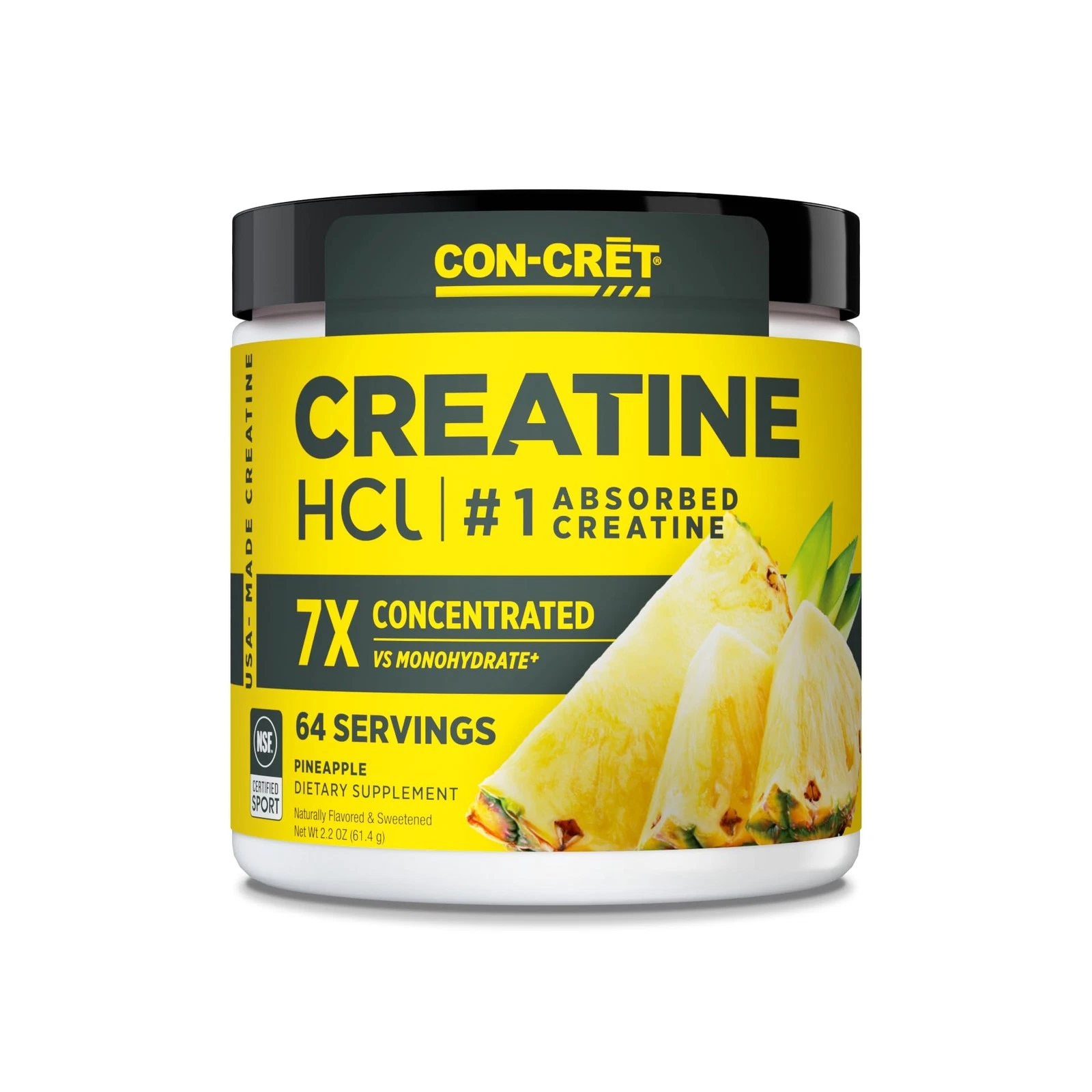 Creatine HCl Powder | Muscle, Cognitive, Cellular Energy Support | No Bloatin...