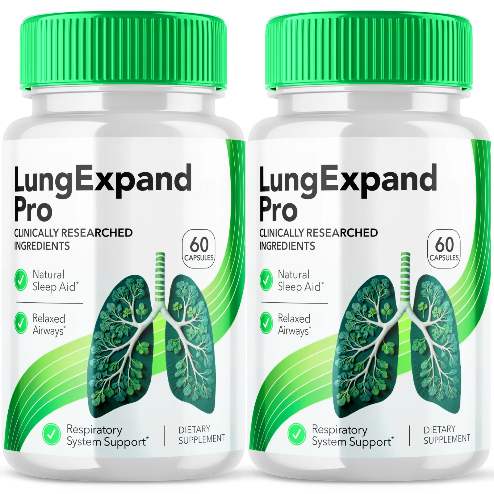 Lung Expand Pro Clinically Researched Respriatory System Airway Support 120 Caps