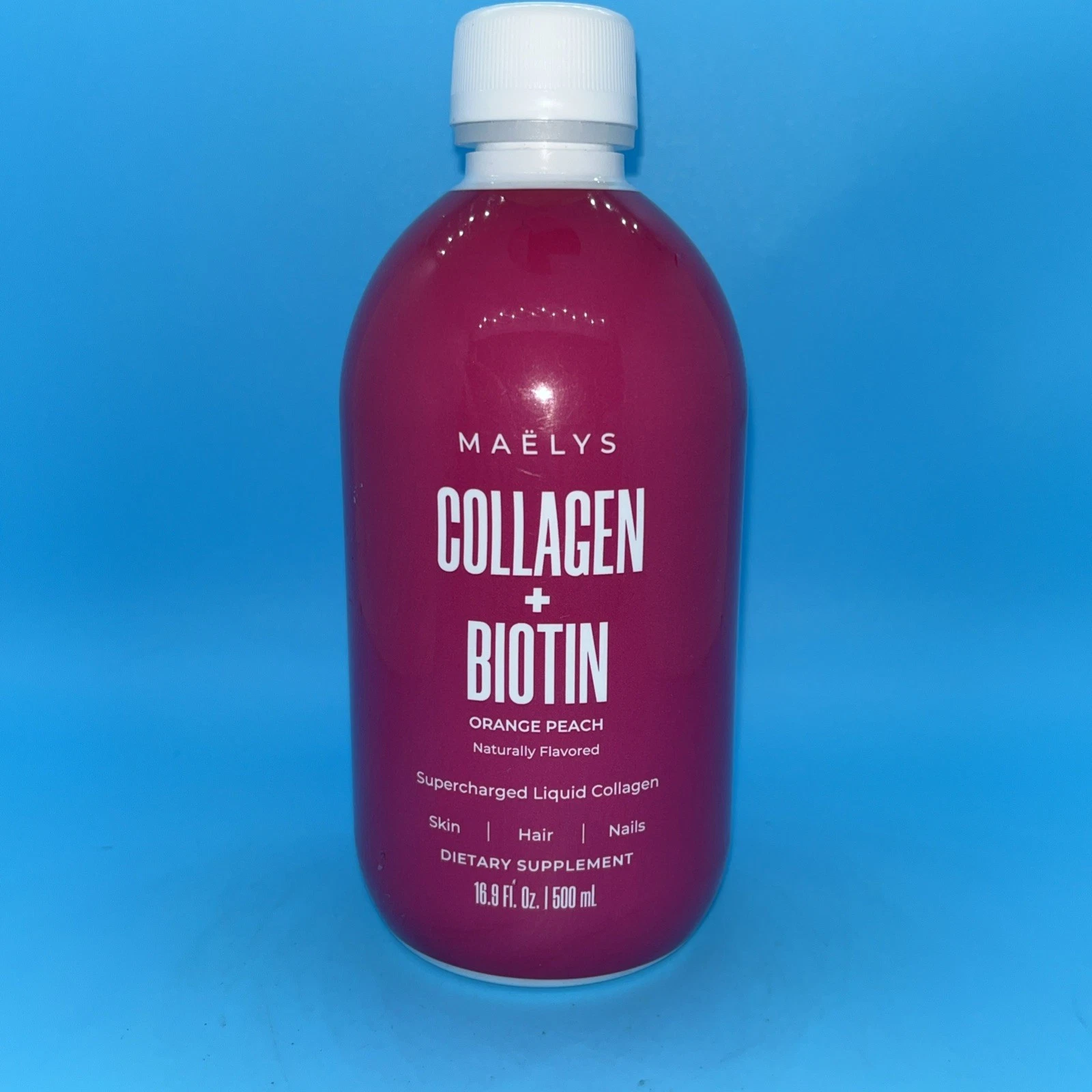 Supercharged Liquid Collagen + Biotin, Dietary Supplement, Free Ship (16.9 oz)
