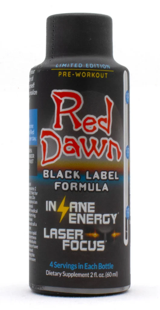 Reddawn Energy Limited Edition BLACK LABEL Liquid Shots 2oz 3 Pack