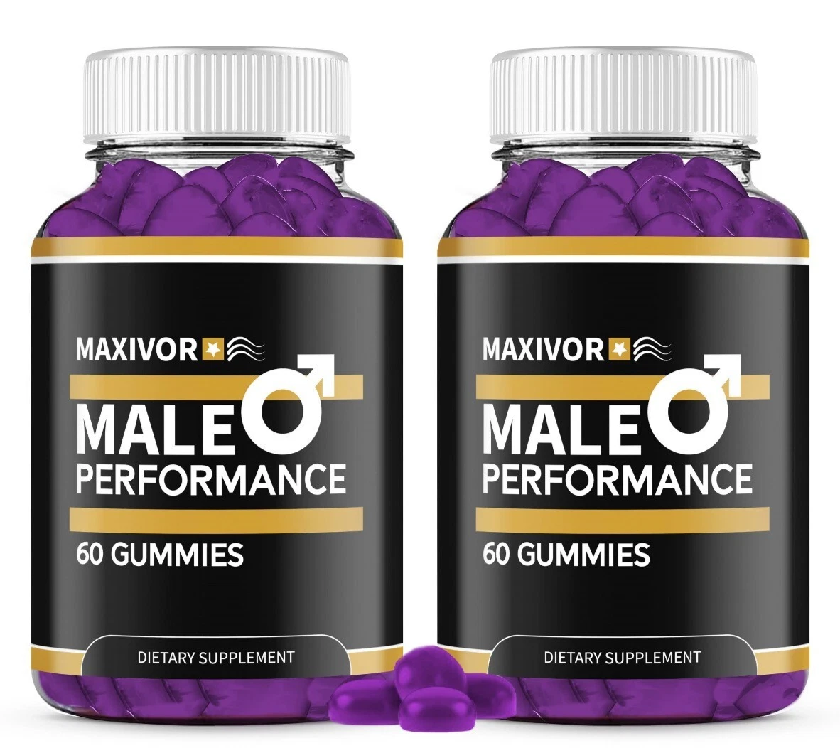 Maxivor Gummies For Men, Maxivor Male Support Gummies ( 2 Pack )