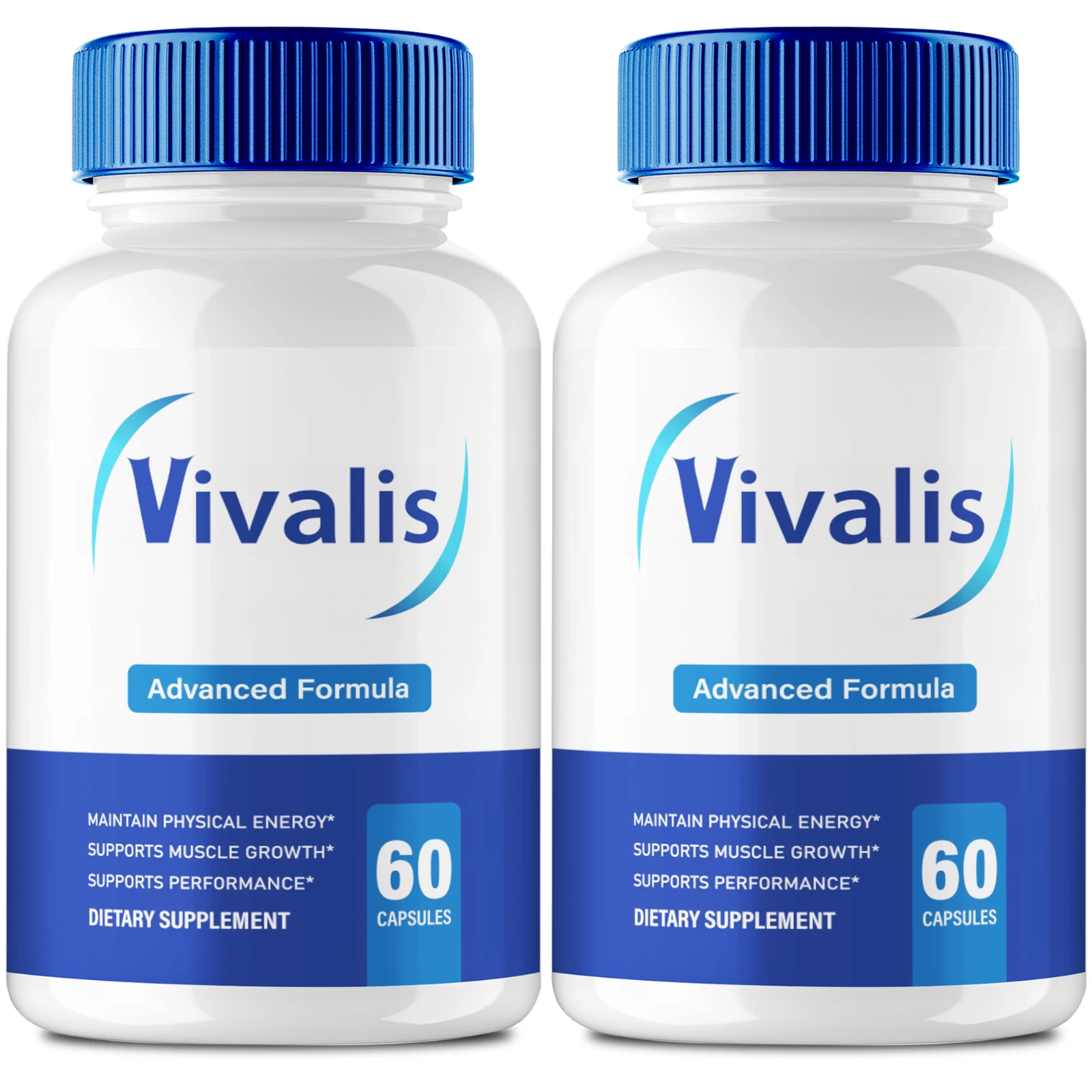 (2 Pack) Vivalis for Men ed, Male Health Pills to Boost Energy & Vitality