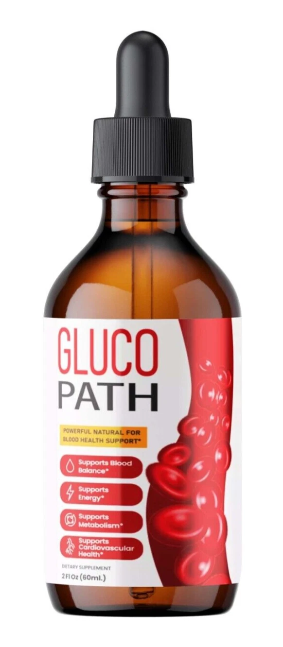 (1 Pack) Gluco Path Blood Support Drops Advanced Vitamin Formula Supplement