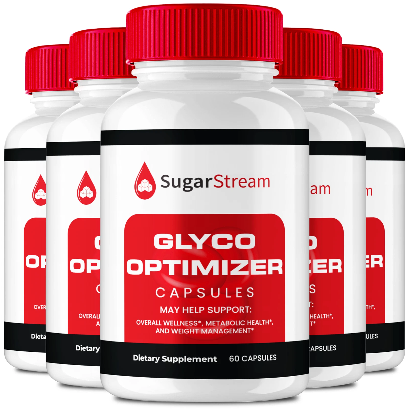 Sugar Stream Glyco Optimizer Capsules SugarStream Pills (300 Capsules)