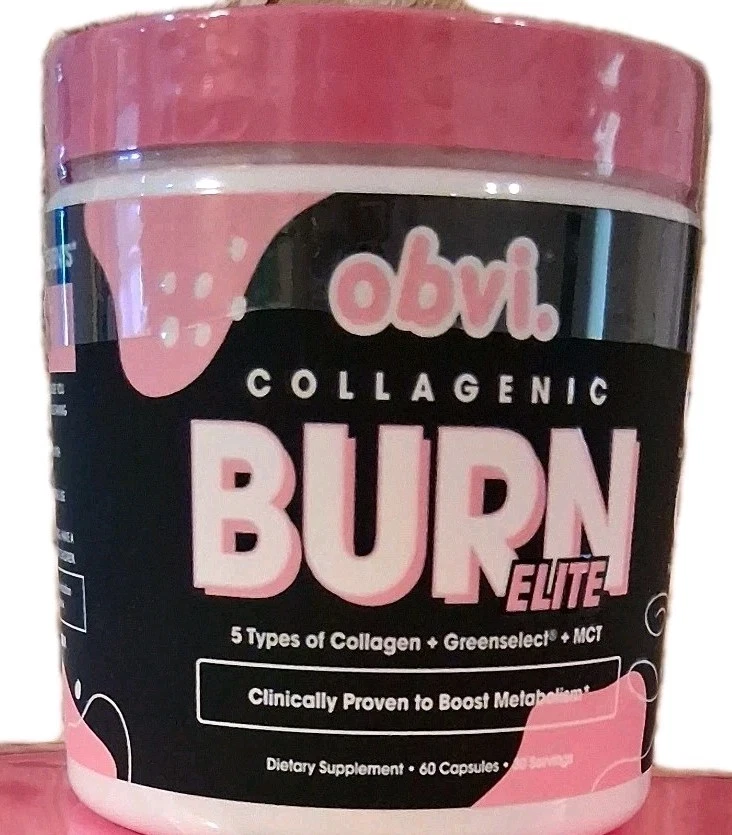 Obvi Collagenic Burn Elite, Thermogenic Weight Loss, 60 capsules -NEW